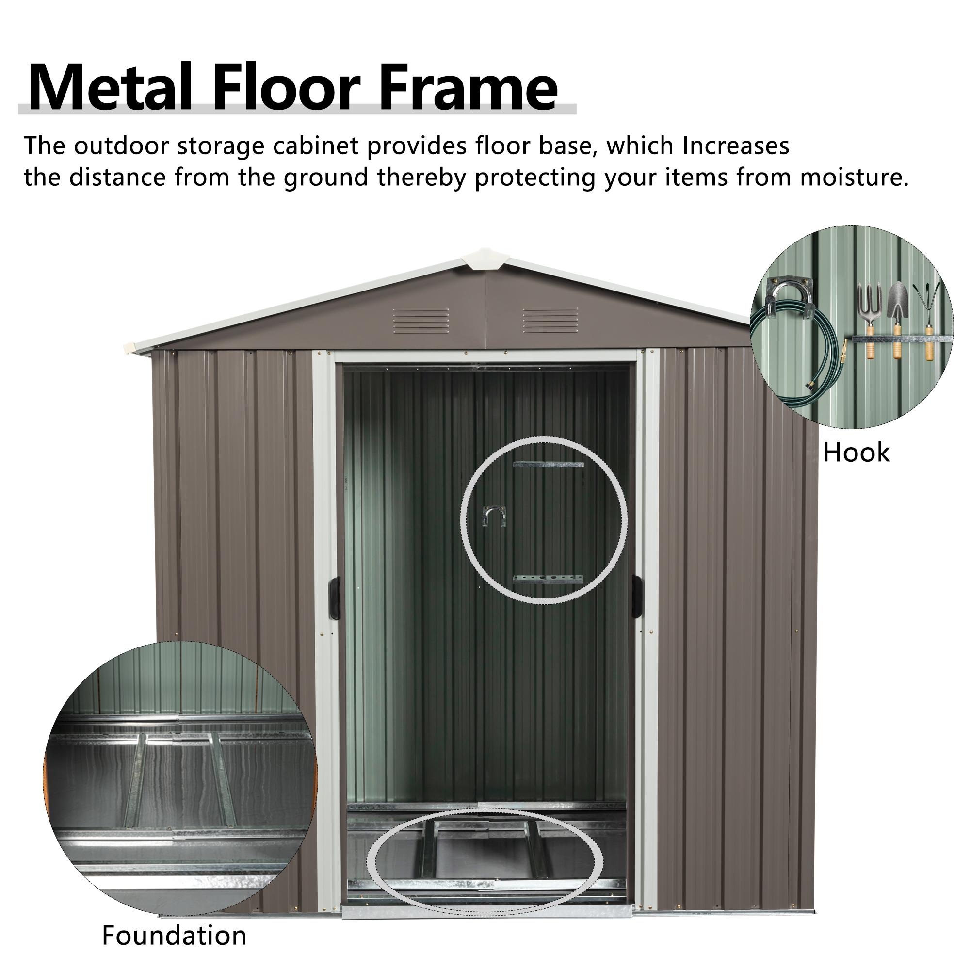 Bayfeve BF-57418-SD Metal-Storage-Buildings-Sheds - View #7