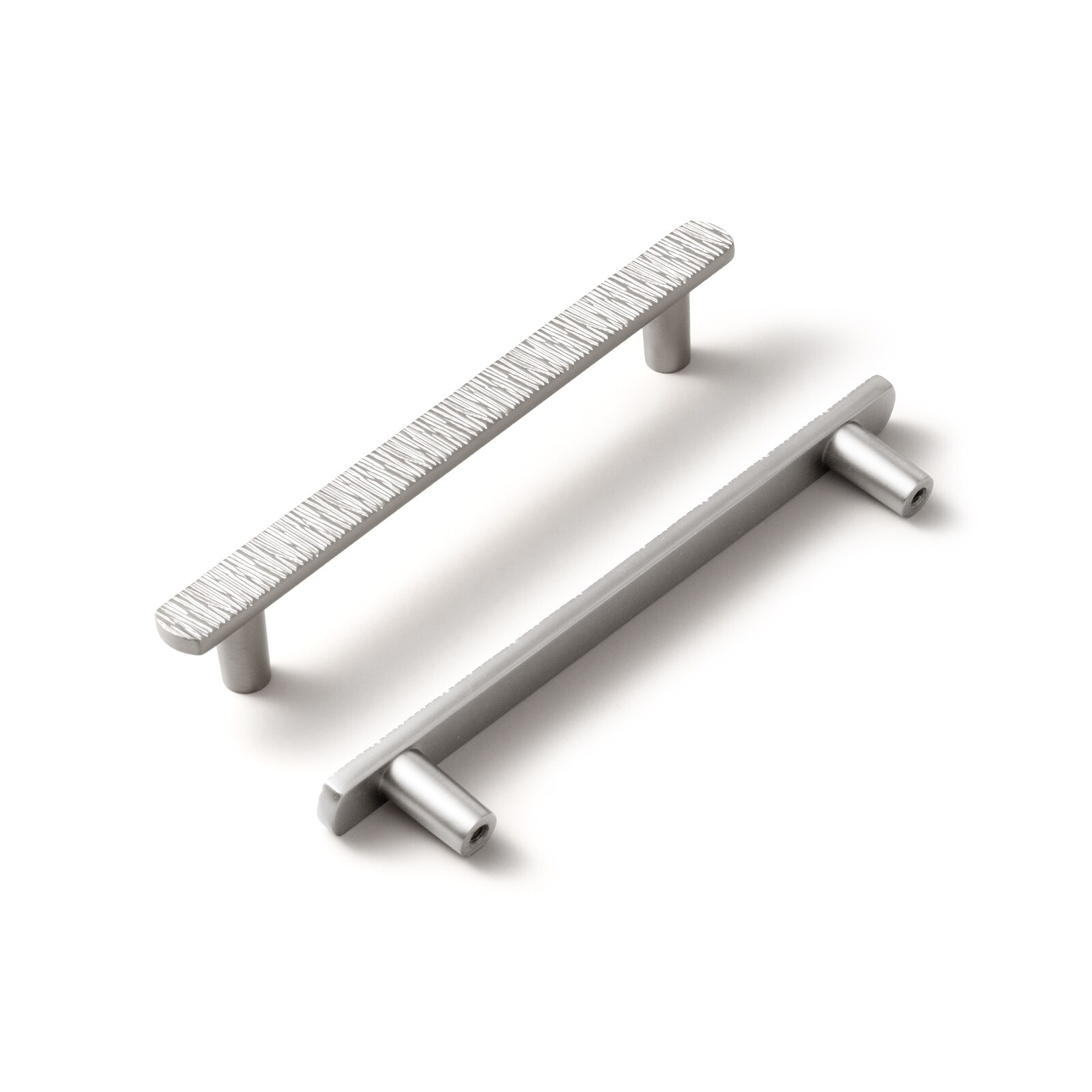 Miaokesen 9617LN-128 5-1/16-in , 128mm Center to Center Satin Nickel Novelty Bar 6 -Pack