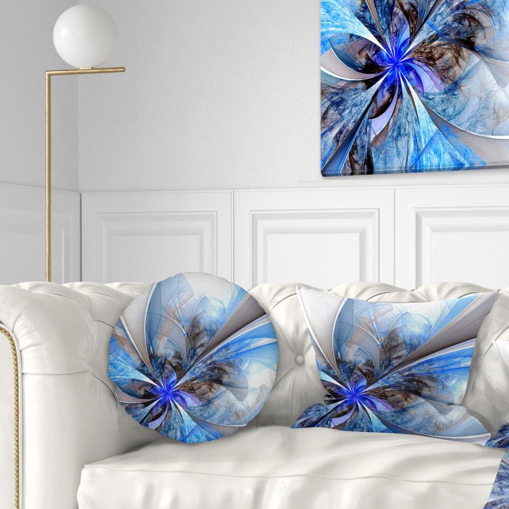 Designart Giant Tree with Woman - Abstract Throw Pillow - 12x20