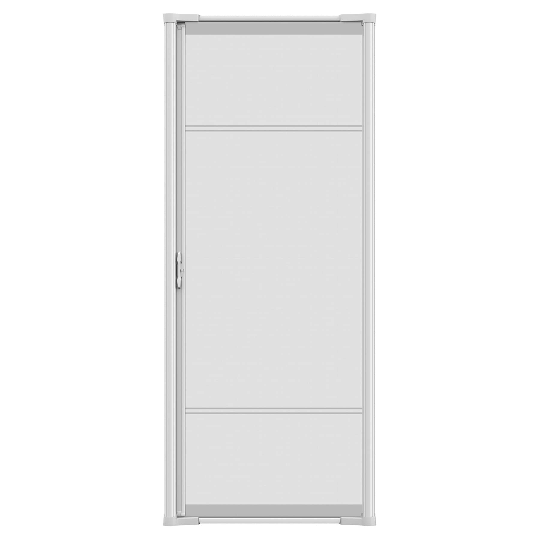 Brisa 36-in x 96-in White Aluminum Retractable Screen Door | - LARSON 77210381