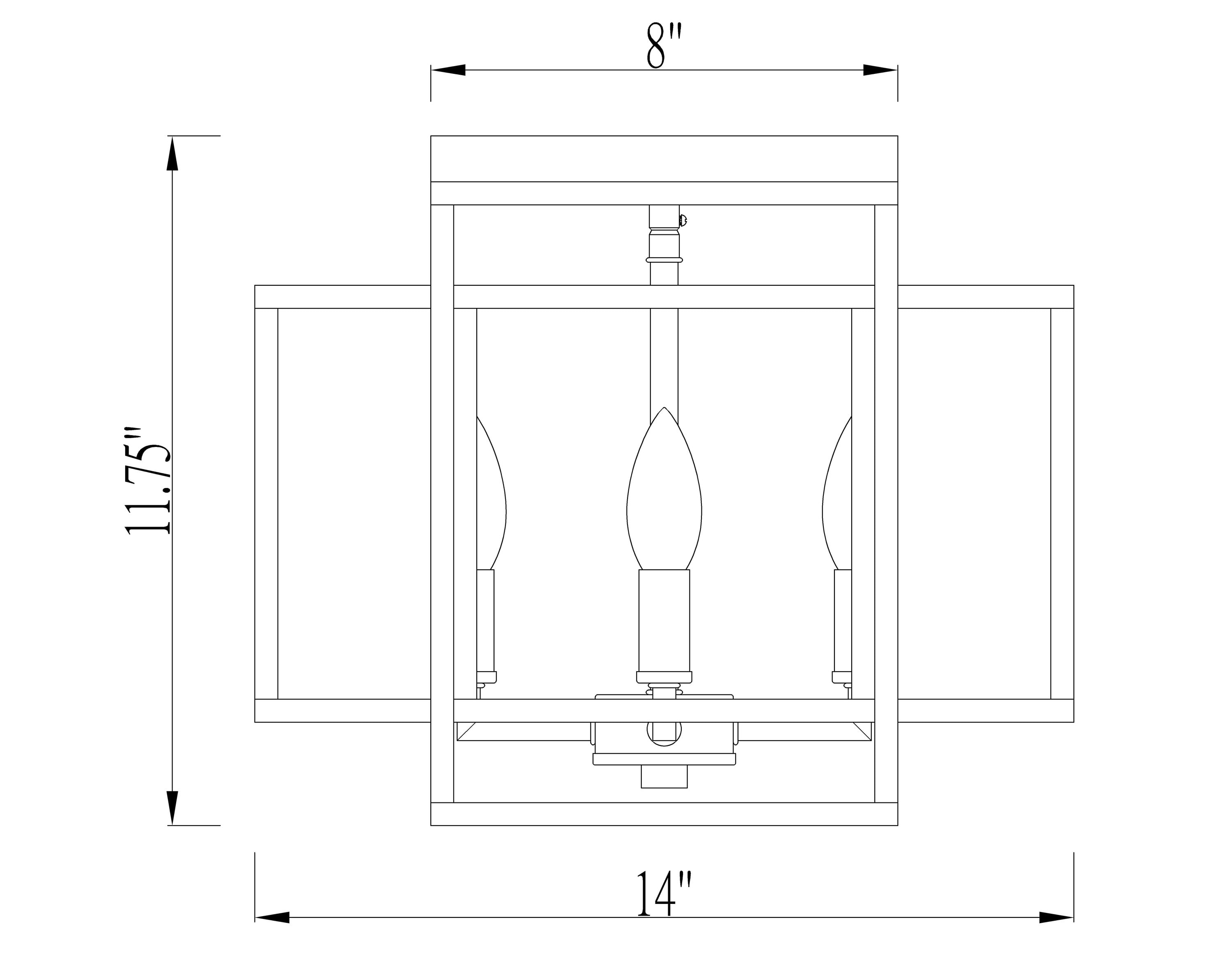 Z-Lite 454F-BK-BN flushmounts - View #7