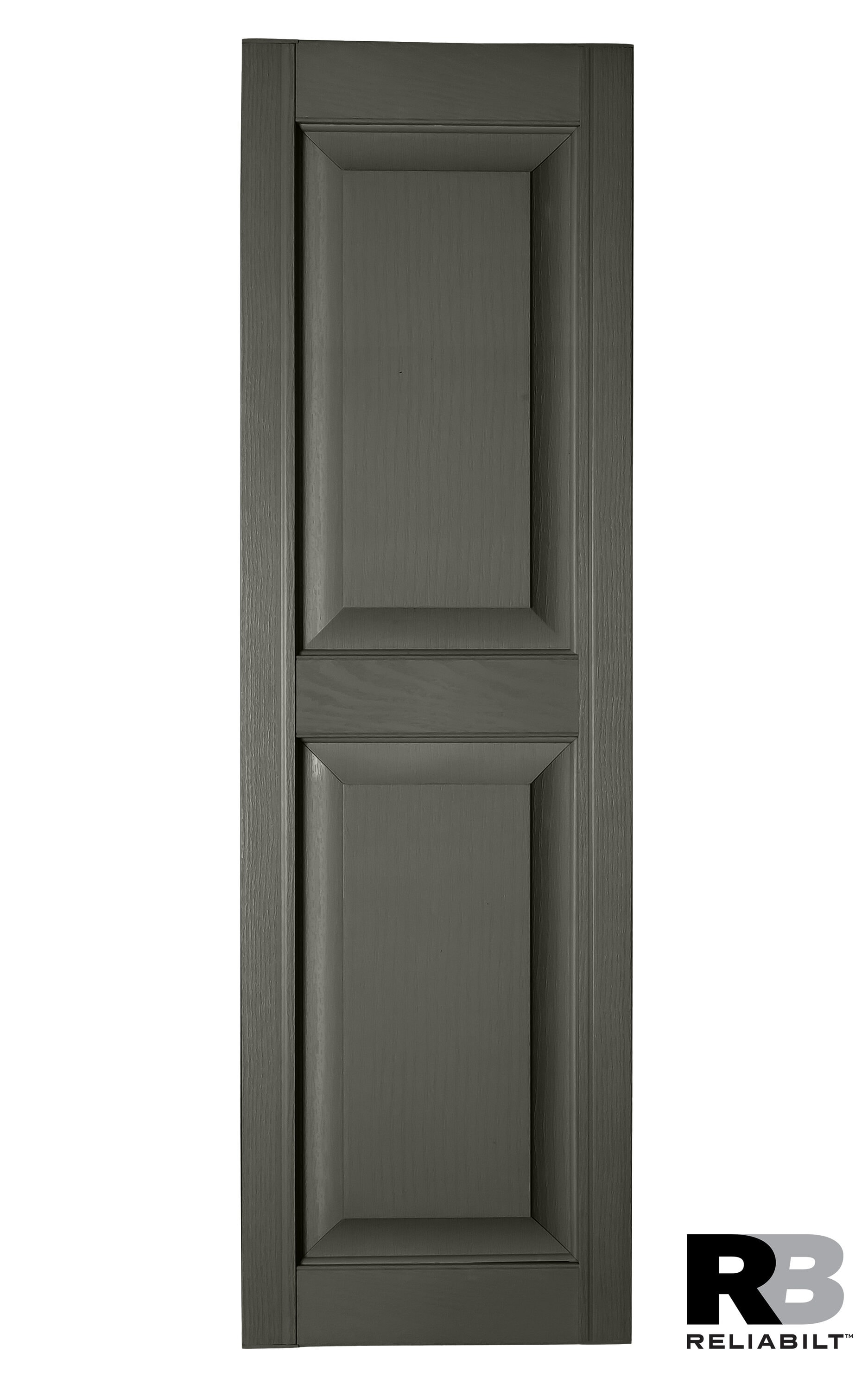 RELIABILT RP1482352 14.5-in W x 82-in H Dove Gray Raised panel Polypropylene Exterior Shutters ( 2 -Pack )