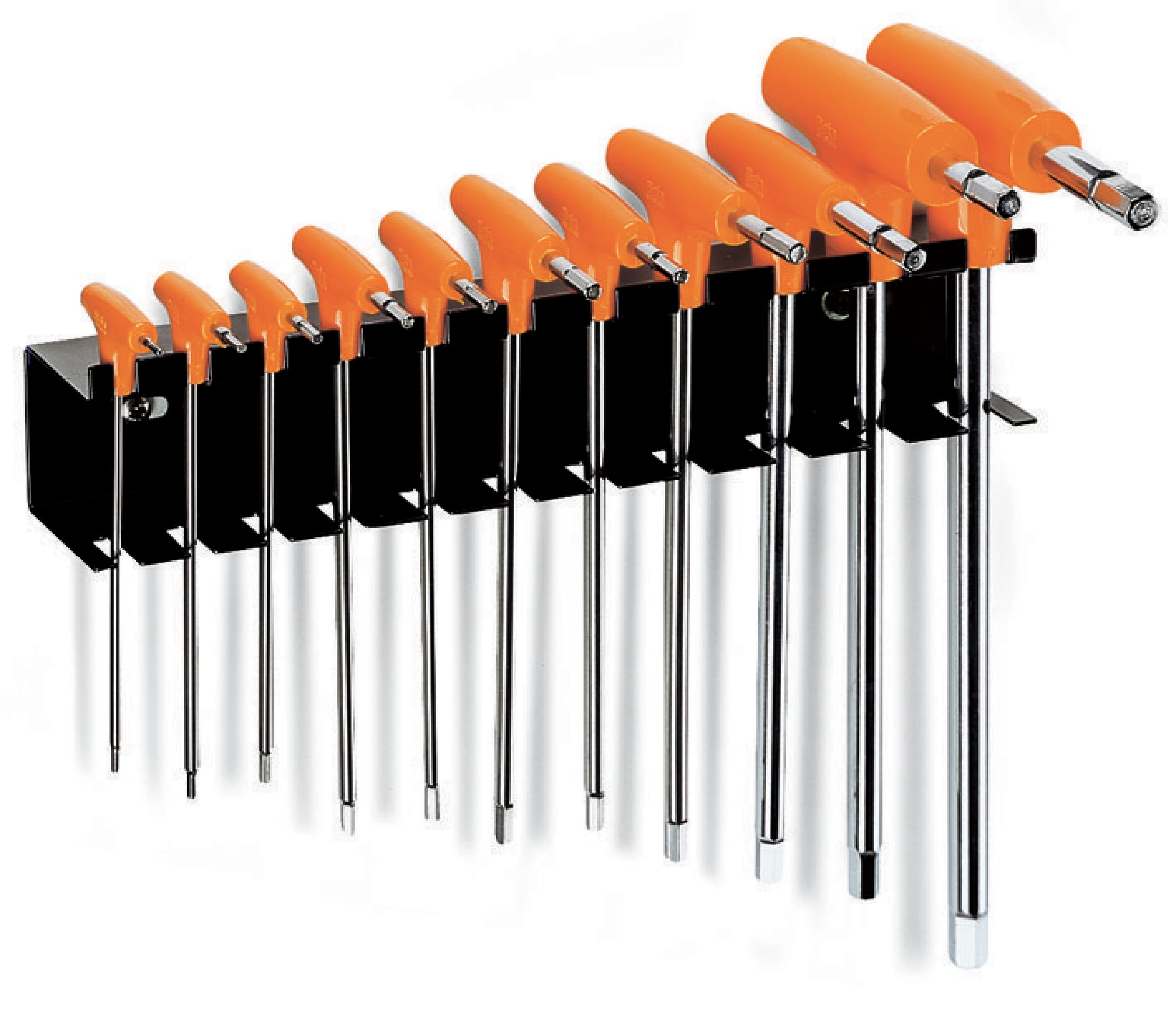 Beta 000960957 Assorted T-Handle Metric 11 -Pieces Hex key set