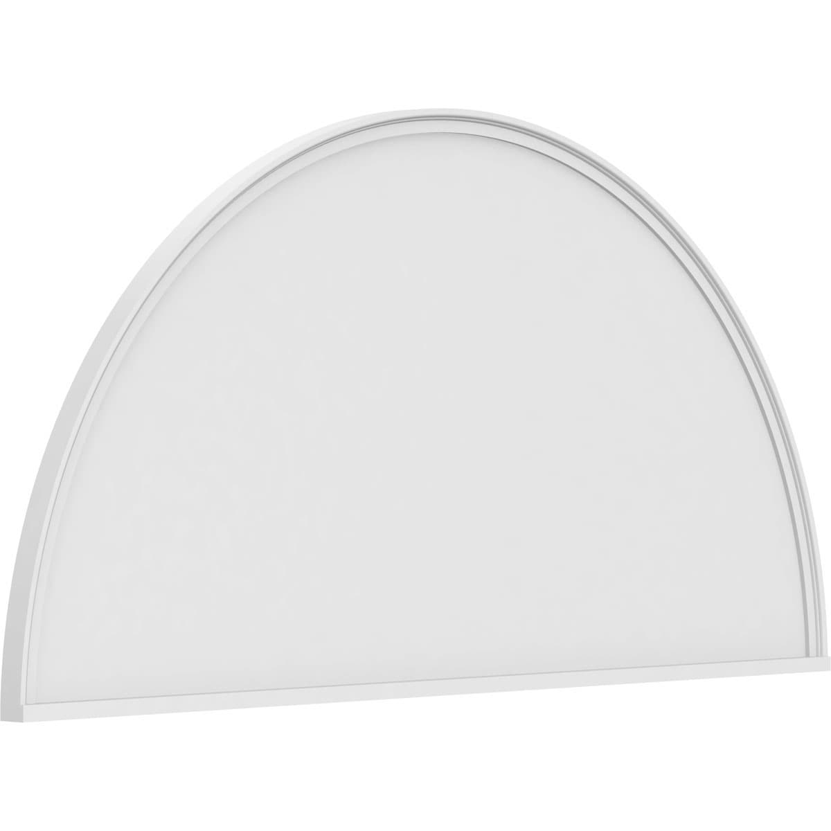Ekena Millwork PEDPS074X370HRO00 74-in W x 37-in L PVC Pediment