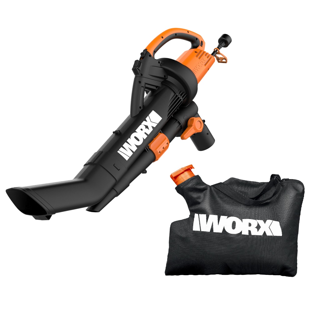 Image of Worx corded leaf blower with carrying case