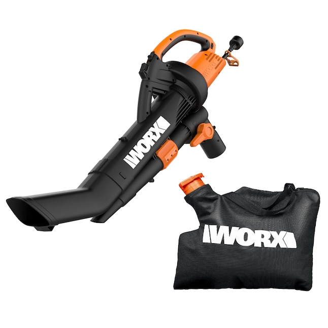 WORX Trivac 350-CFM 210-MPH Corded Electric Handheld Leaf Blower in the Leaf Blowers department at Lowes.com
