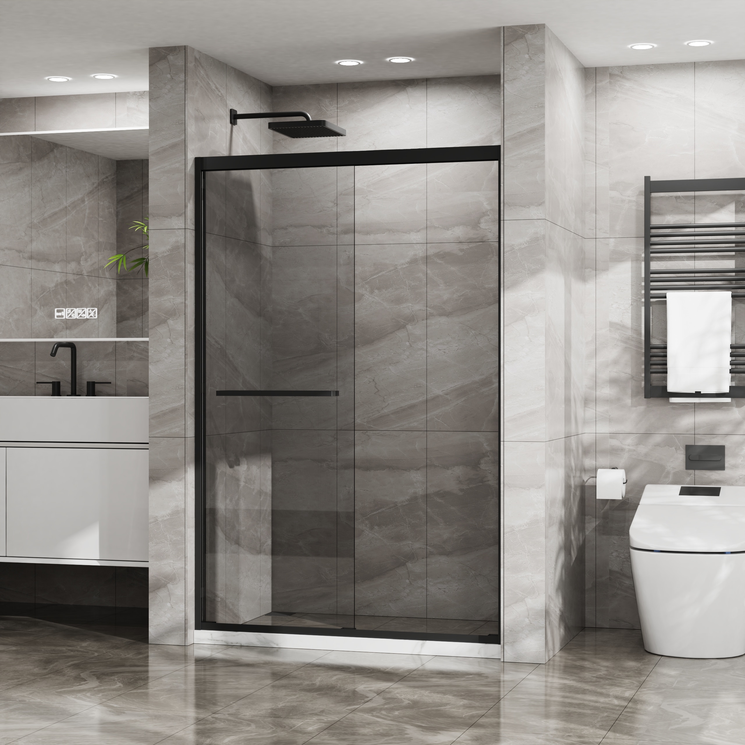 WELLFOR DTG-BAS137BG Shower-Doors - View #2