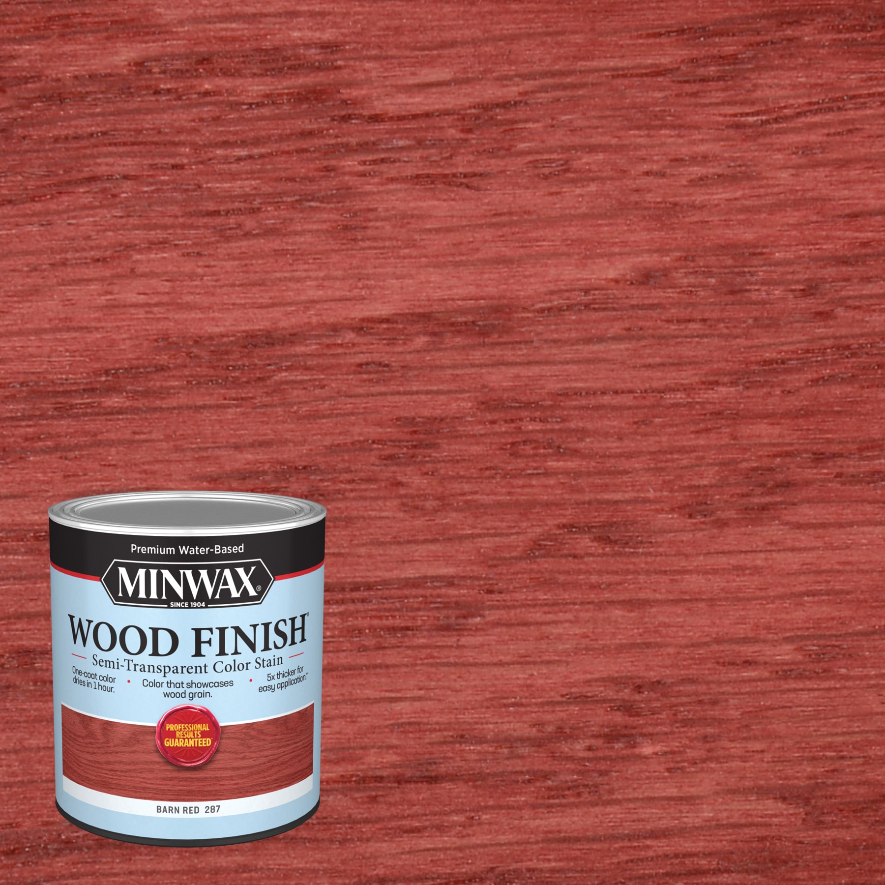 Minwax Wood Finish Penetrating Stain, Sedona Red, 1/2 Pt. - Hemly