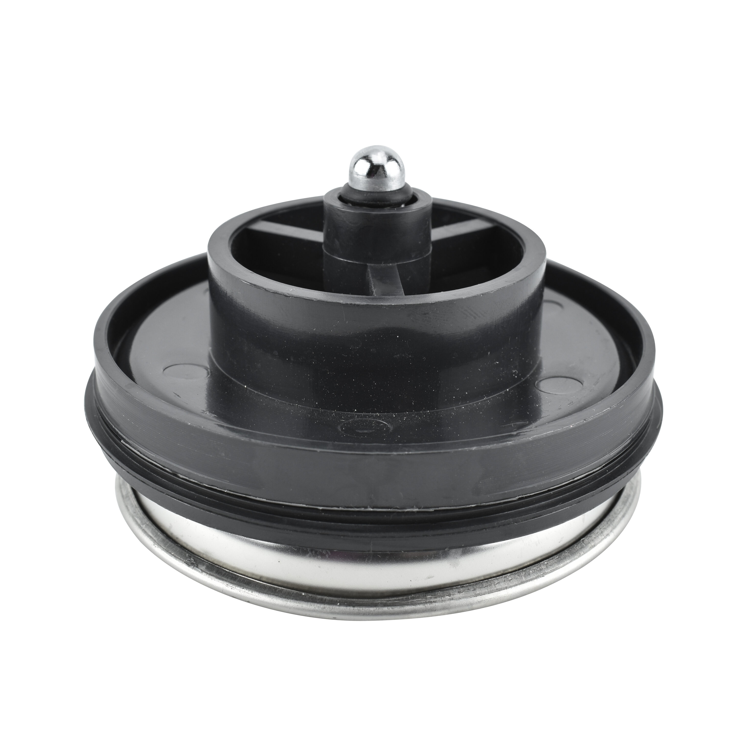 SIERRA VALLEY SCRAPPER GARBAGE DISPOSAL SINK STOPPER AND SCRAPER - BLACK