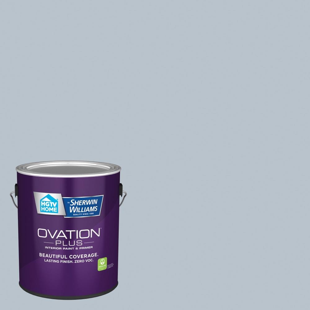 HGTV HOME by Sherwin-Williams 4008-3B-2557219 Ovation Plus Satin Lighthouse Shadows 4008-3B Latex Interior Paint Paint + Primer ( 1-gallon )