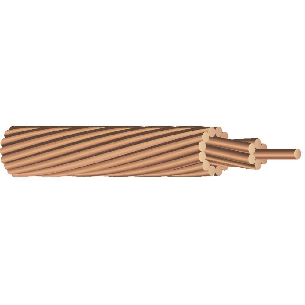 18 AWG Gauge Bare Copper Wire Buss Wire 250' Length 0.0403 Natural