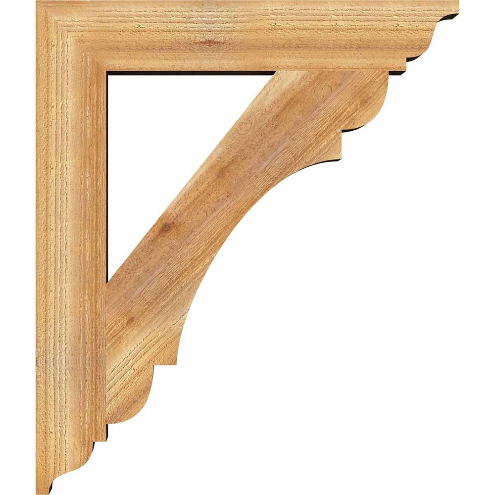 Ekena Millwork BKT04X24X28OLY01RWR Exterior-Brackets-Braces - View #3