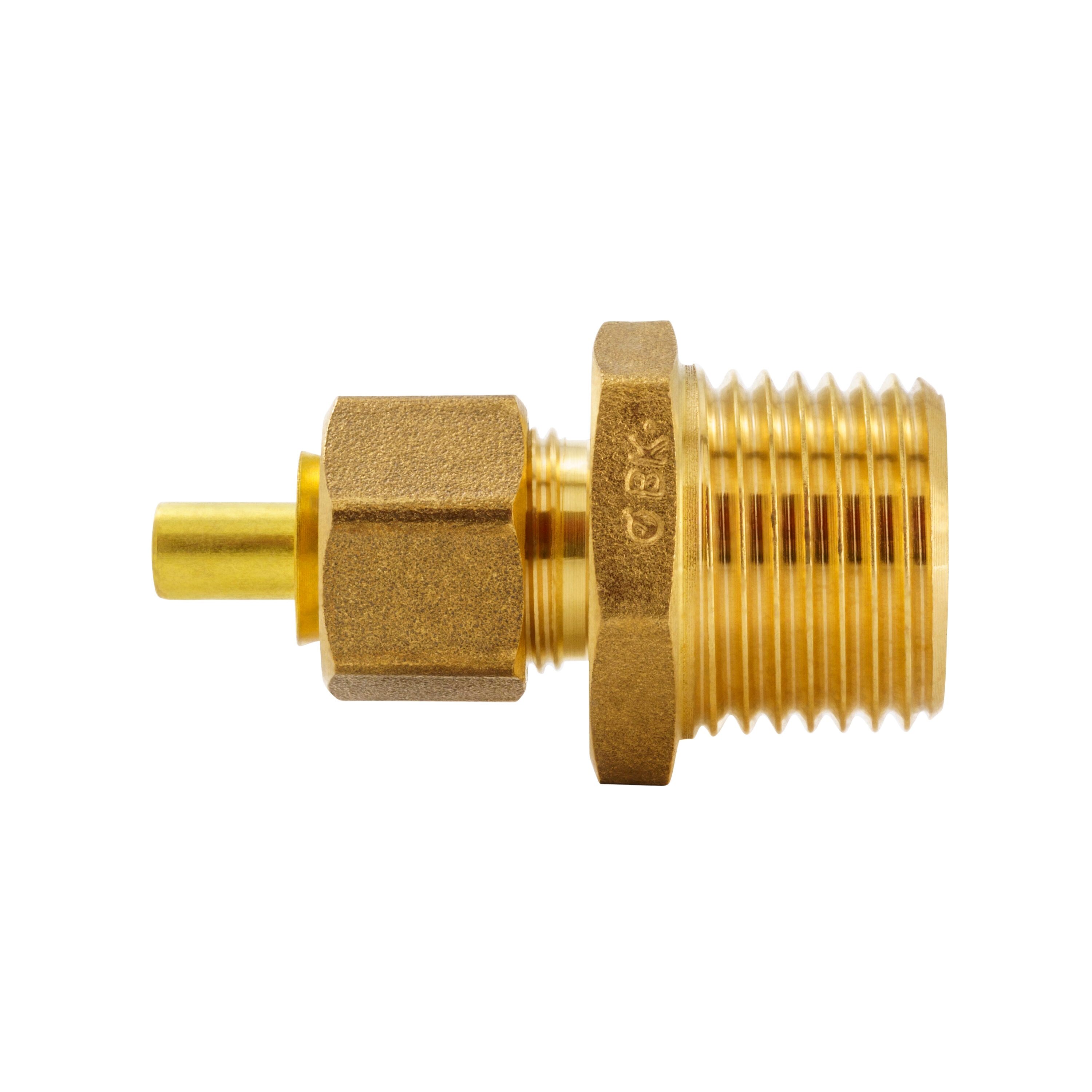 3/8 in. OD Compression x 3/8 in. MIP Brass Adapter Fitting