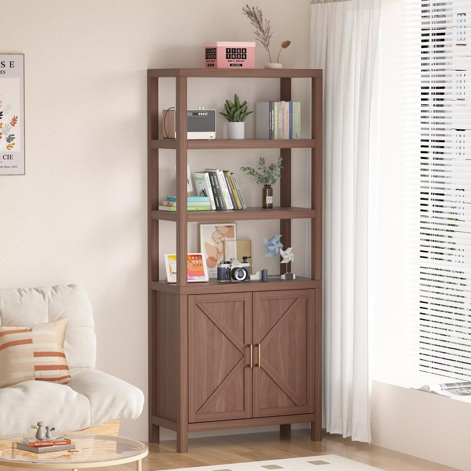 Qeetex JXNAG-PHO-12B8L3FU bookcases - View #5