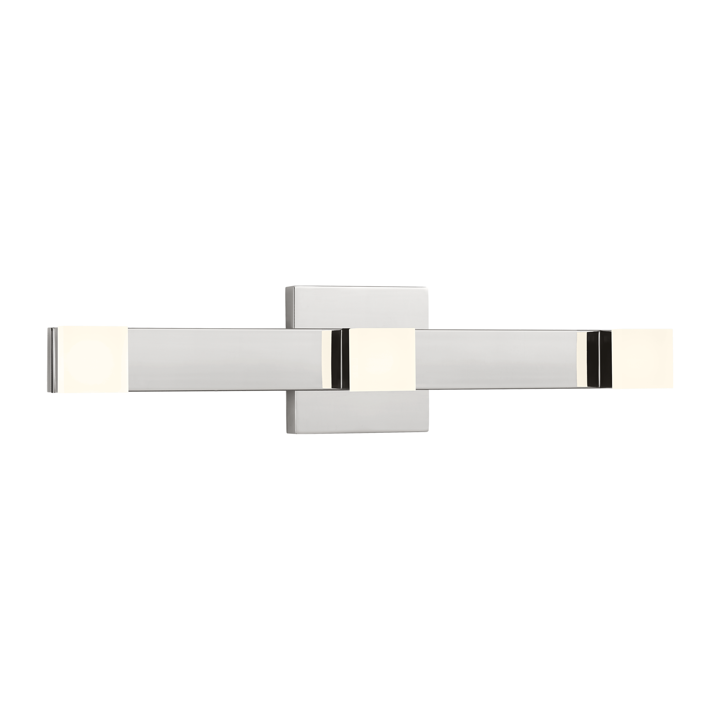 Scott Living DJV1061CH-L1 Brander 4.75-in 3 -Light Chrome Integrated LED Modern/contemporary Vanity light