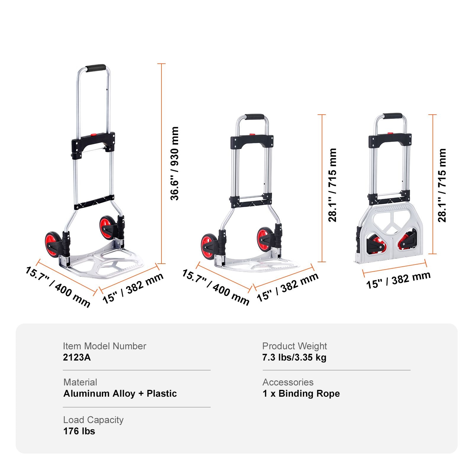 SPACELEAD DOBASP-D0102HQ4G4A Hand-Truck-Dollies - View #7