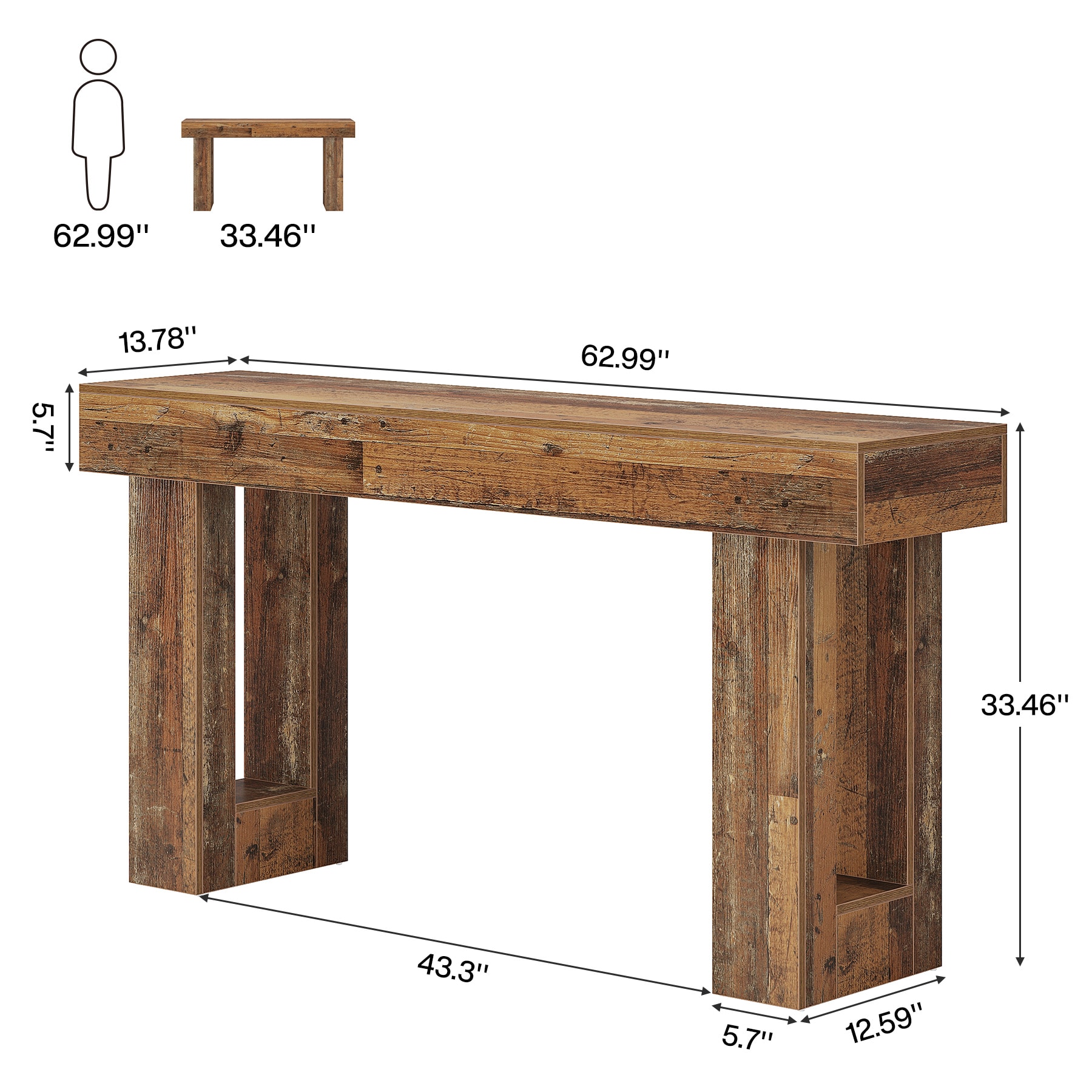 Fnova LWTJ-JW1078 Console-Sofa-Tables - View #4