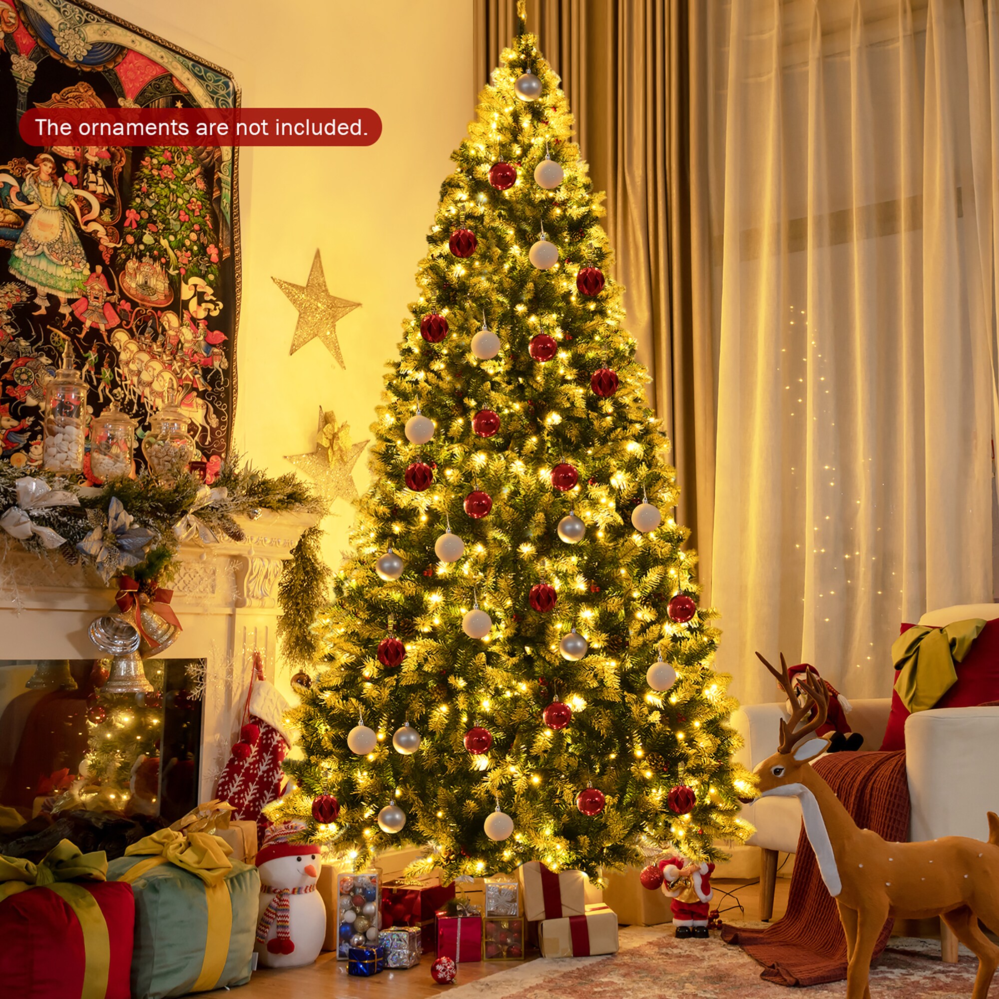 Costway CM23553US Artificial-Christmas-Trees - View #8