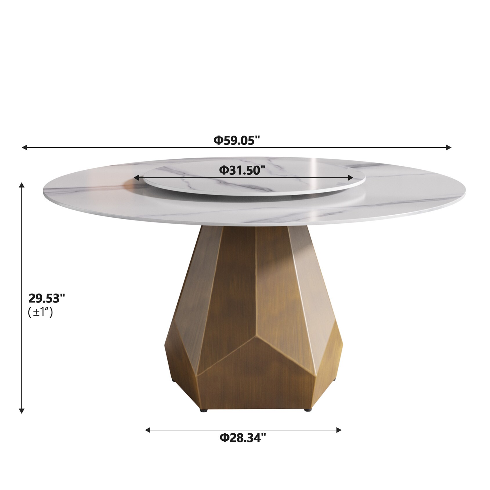 BuotiqHom DH-AT-150W80W-6C Dining-Tables - View #3