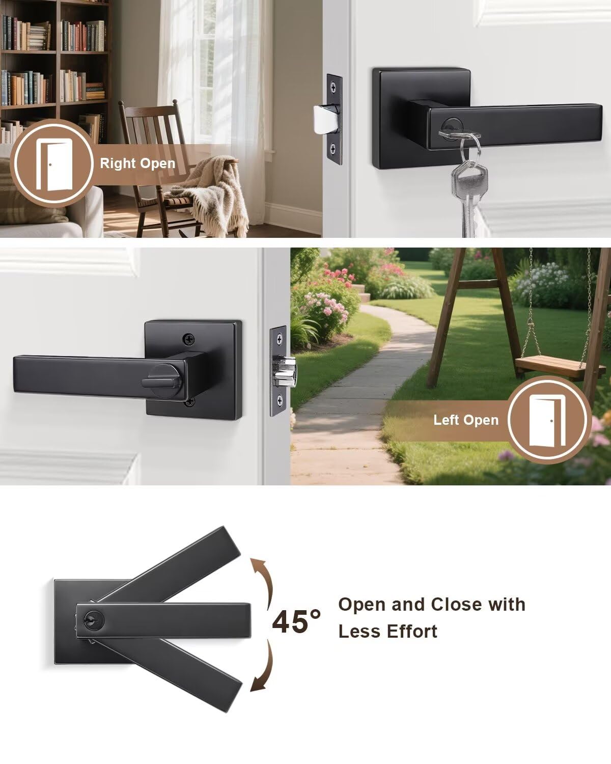 Aoibox LABEW75B Door-Handles - View #4