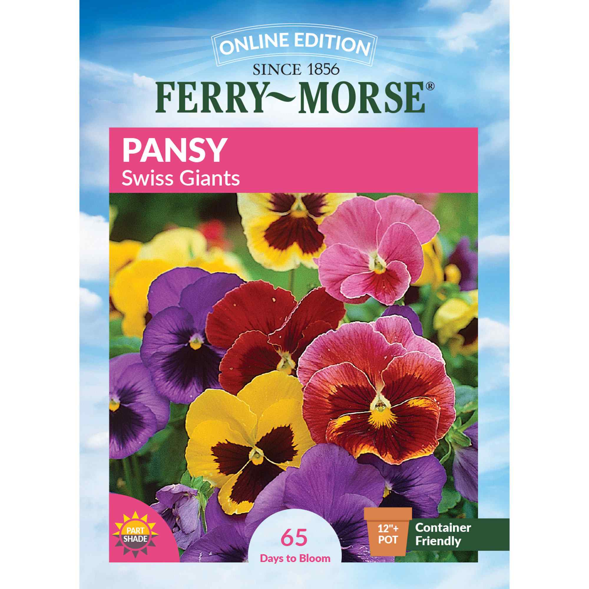 Ferry-Morse LC25.6218 Pansy Seeds 300 Milligram(s)
