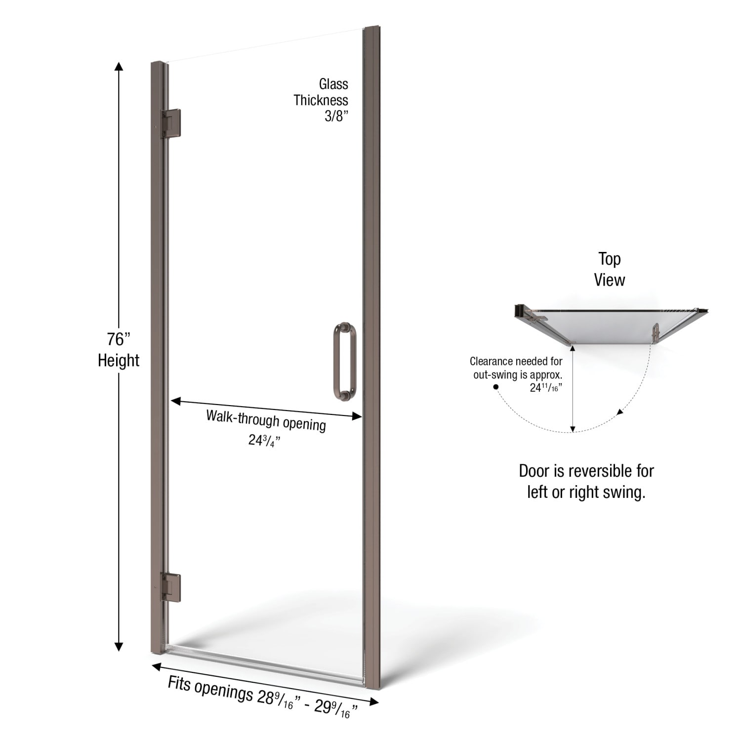 Basco COPA00A2976XPOR Shower-Doors - View #4