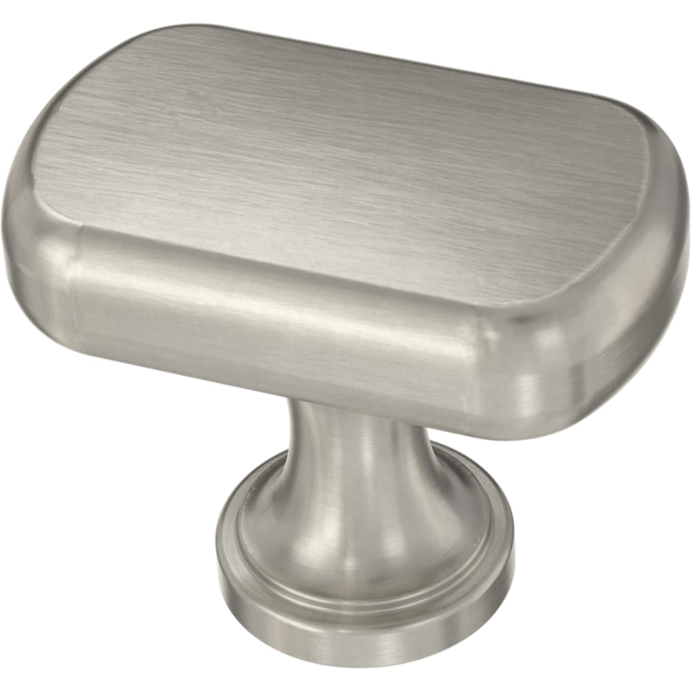 Brainerd P40323W-SN-CP Amity 1-5/16-in Satin Nickel Oval Traditional Cabinet Knob