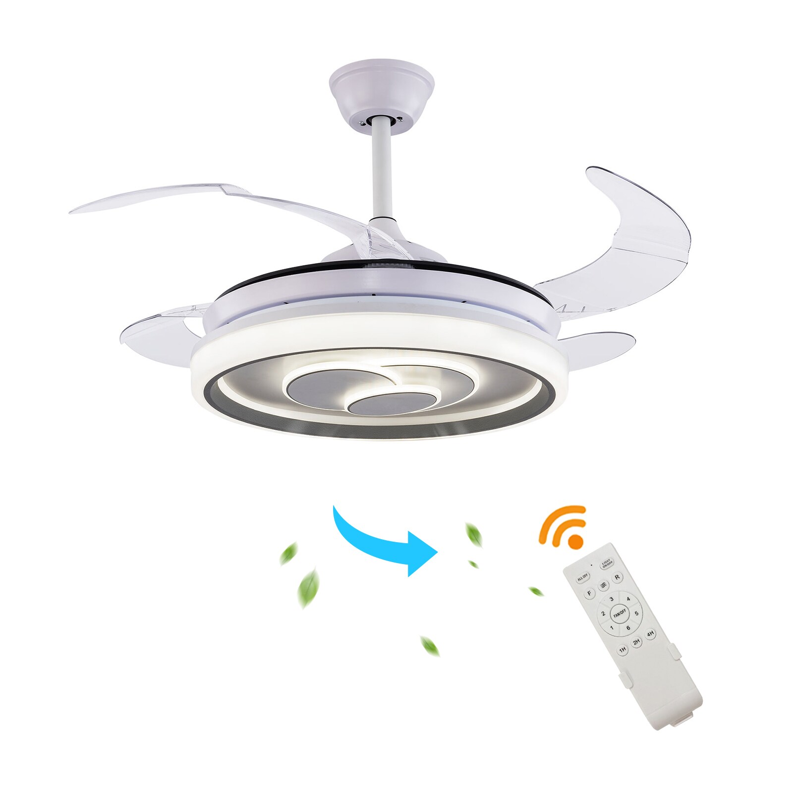 Oukaning JZUCOD6S99HCX Ceiling-Fans - View #2