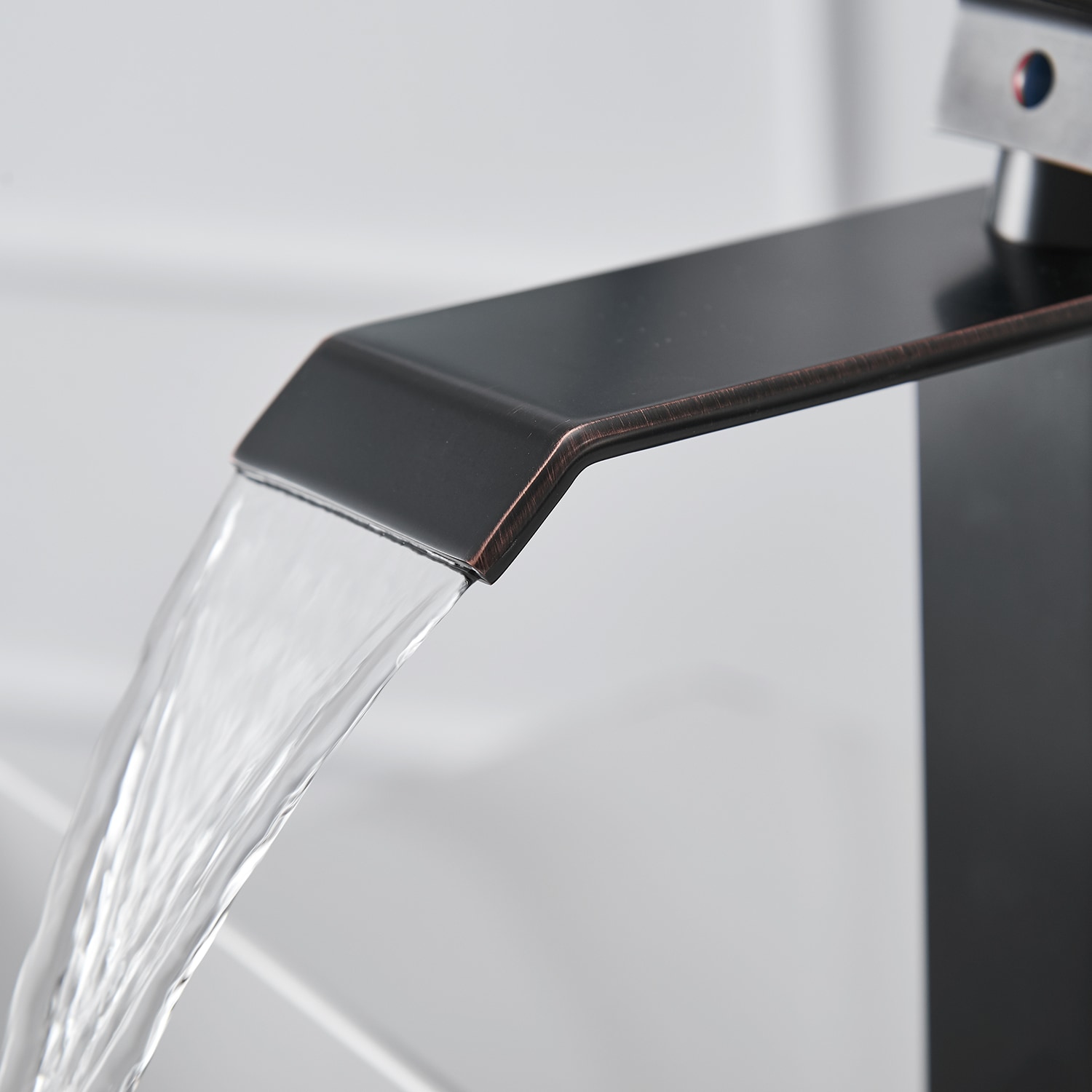 Oil-Rubbed Bronze Tall Vessel Sink Faucet with Drain Assembly