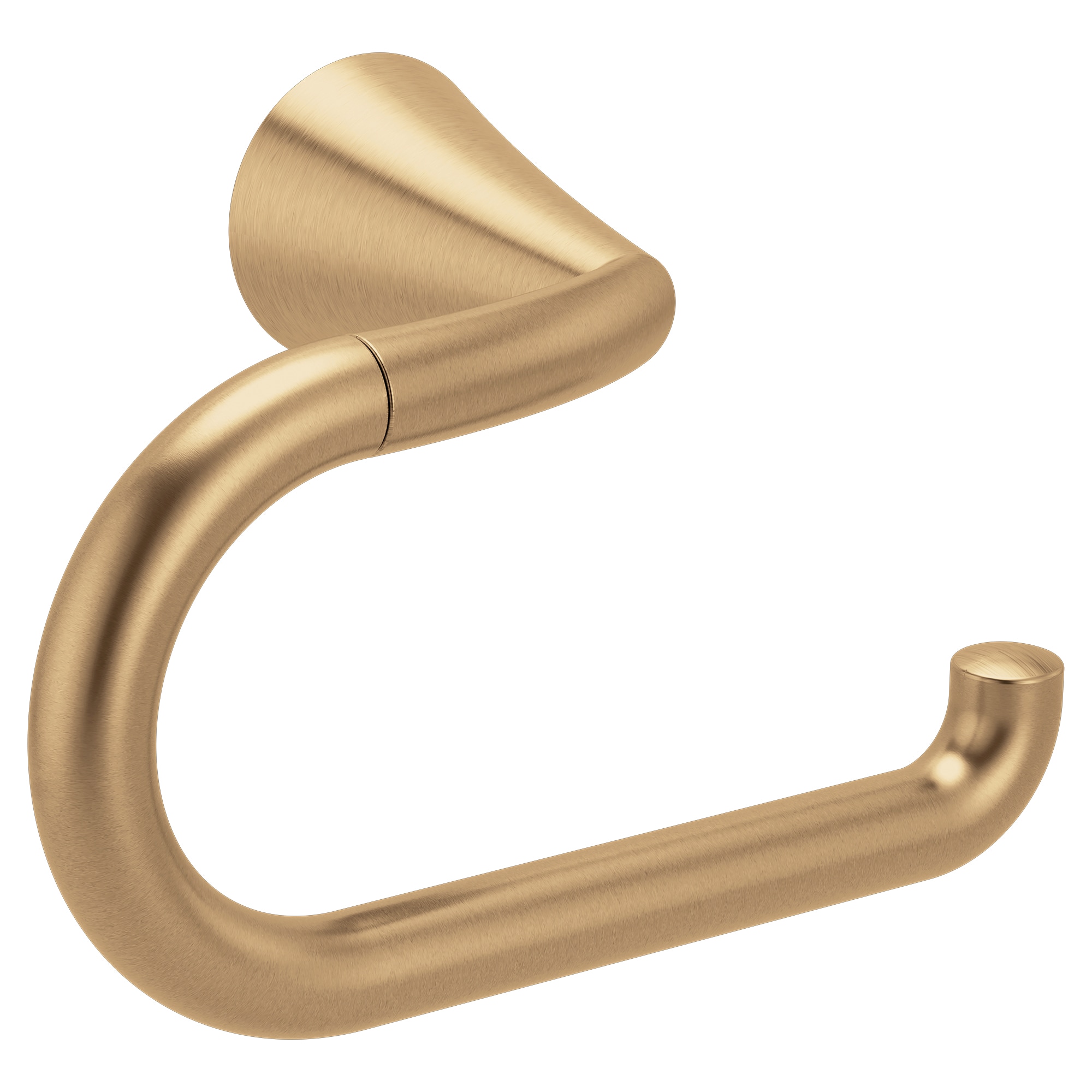 Moen YB2308BZG Glyde Bronzed Gold Wall mount Single post Toilet Paper Holder 1 -Rolls