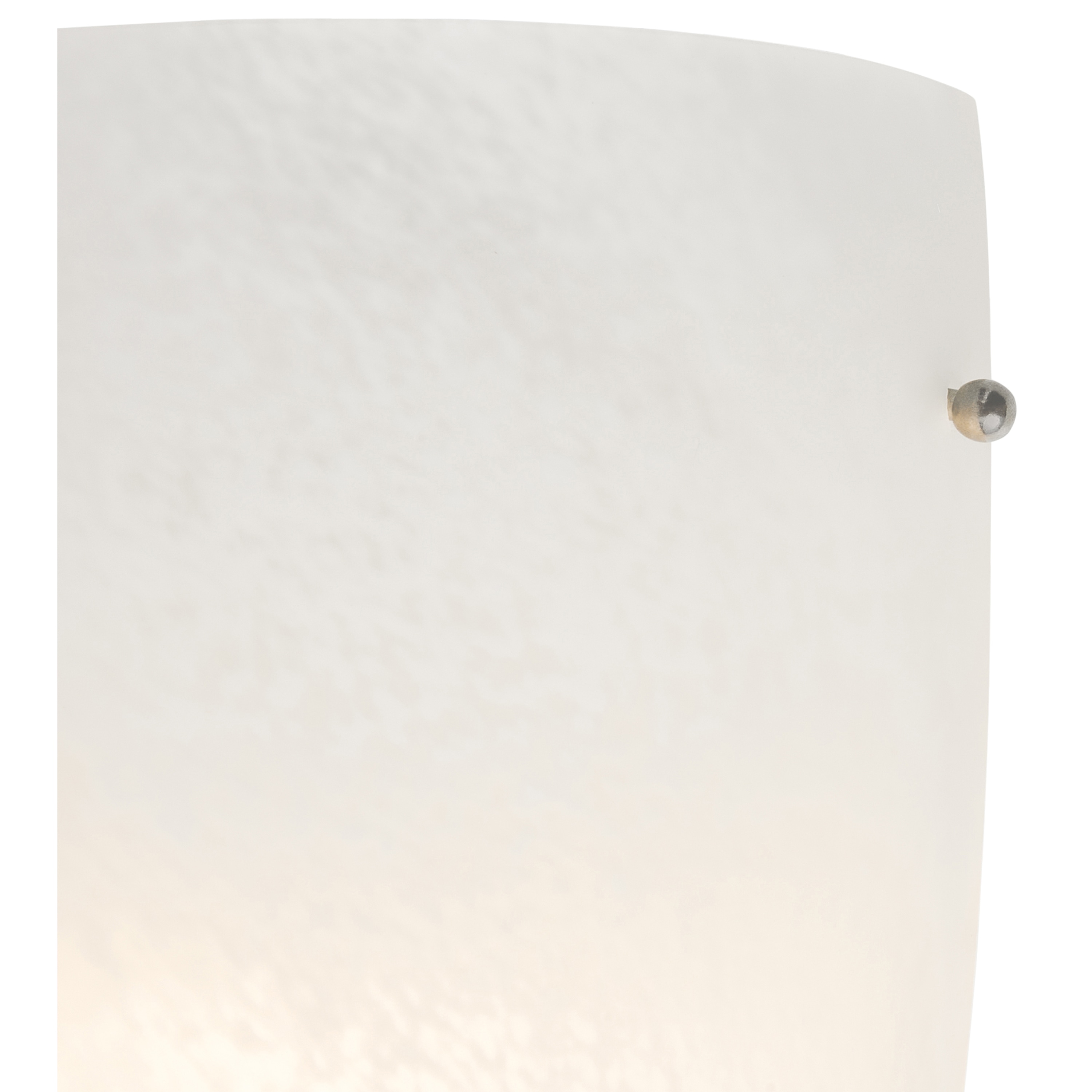 Elegant Minimalist White LED Wall Sconce in Brushed Steel