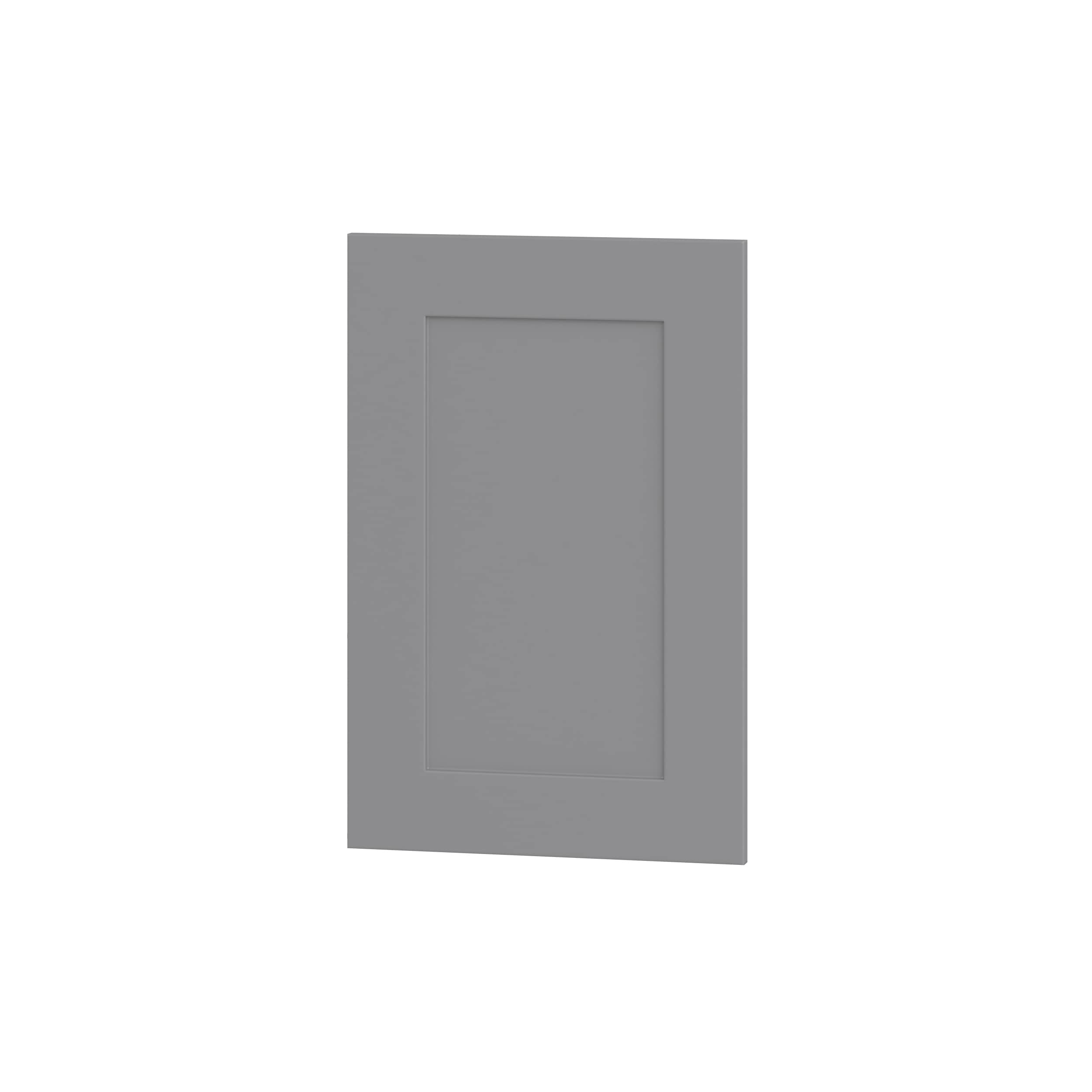 Hugo&Borg DSDR16.525-BM Beaumont 16.5-in W x 25-in H Slate Gray Shaker Base cabinet door (Fits 18-in base box )