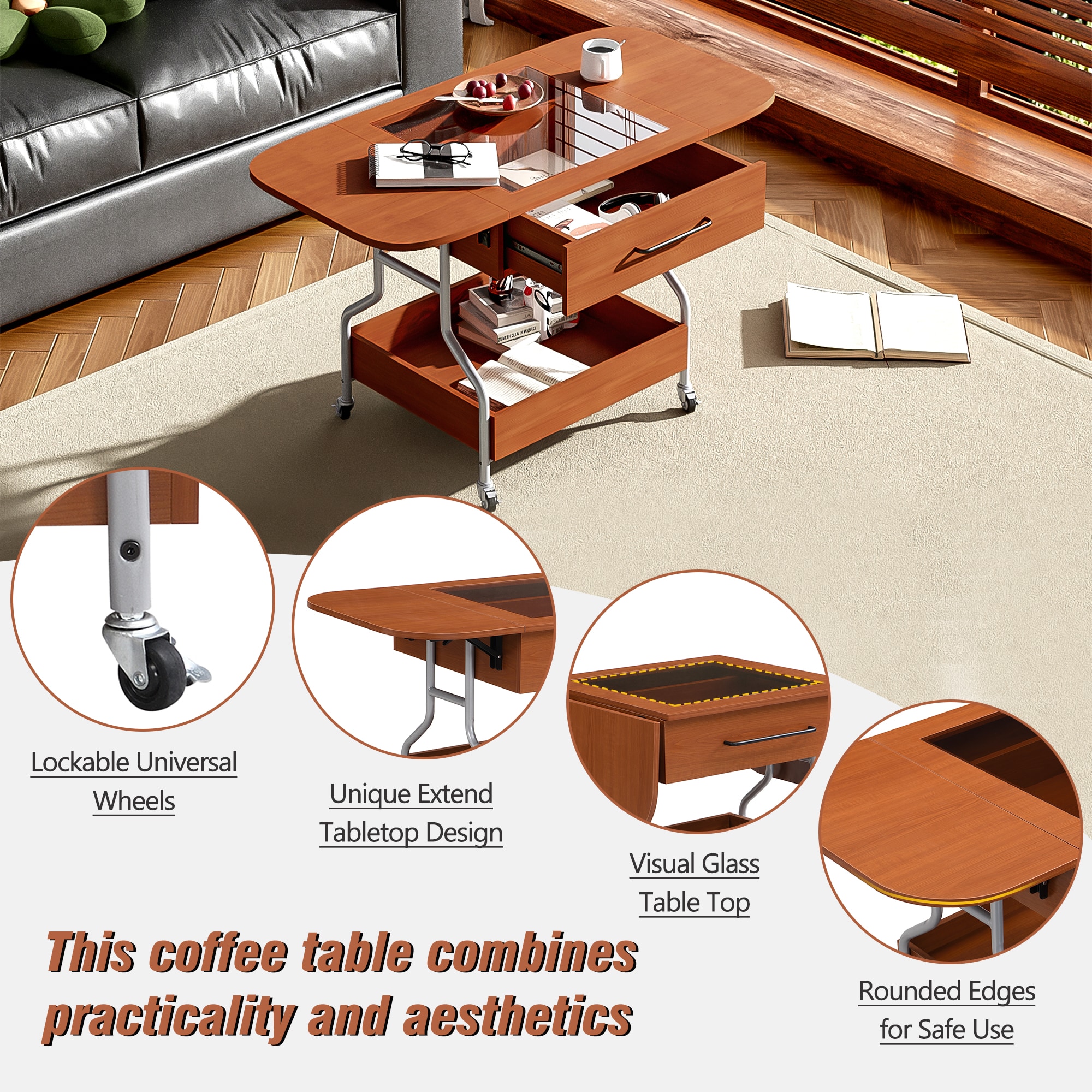 ModernLuxe L3P-N735P231426N Coffee-Tables - View #4