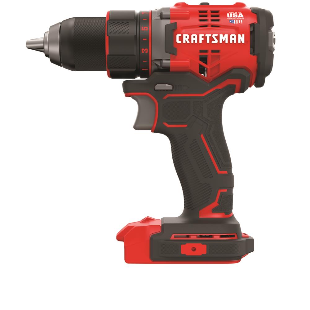 CRAFTSMAN V20 20-Volt Max 1/2-in Brushless Cordless Drill in the Drills ...