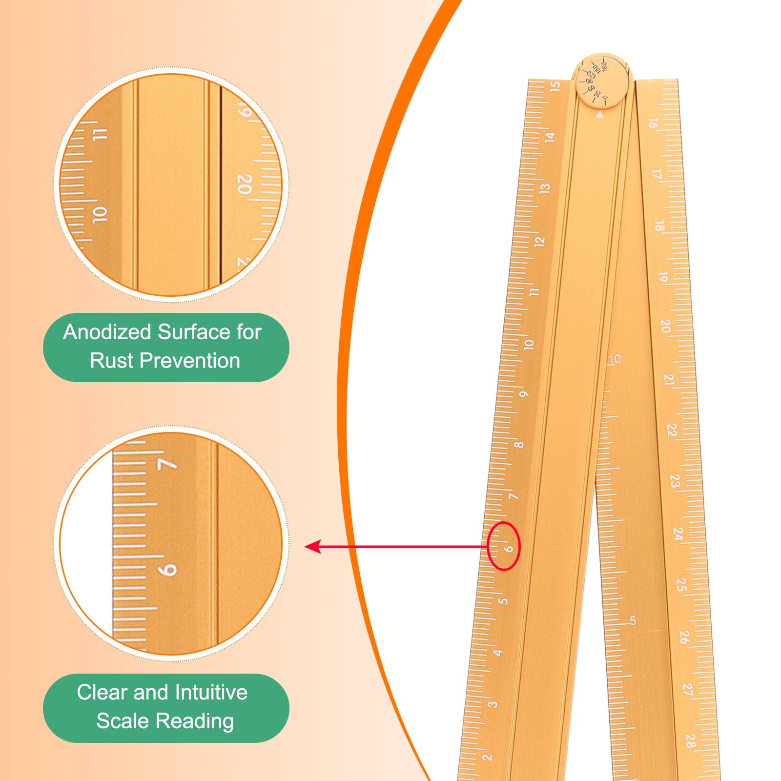 Harfington S26051800UX5579 Yardsticks-Rulers - View #5