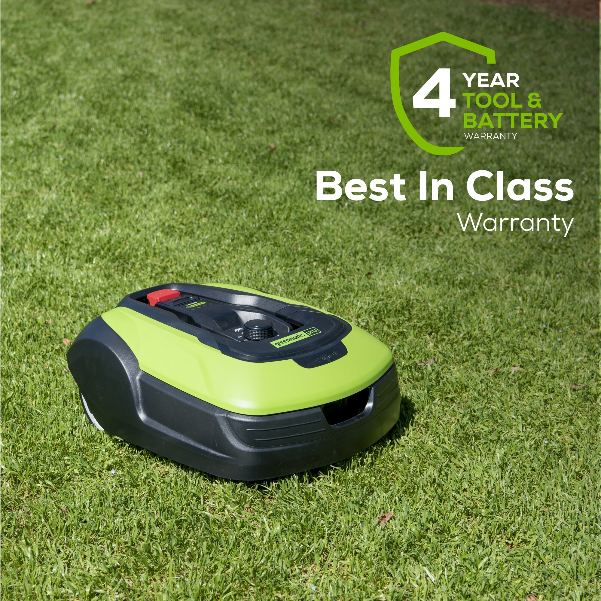 Greenworks Robotic Lawn Mower (1/4 Acre To 1/2 Acre) in the Robotic Lawn  Mowers department at