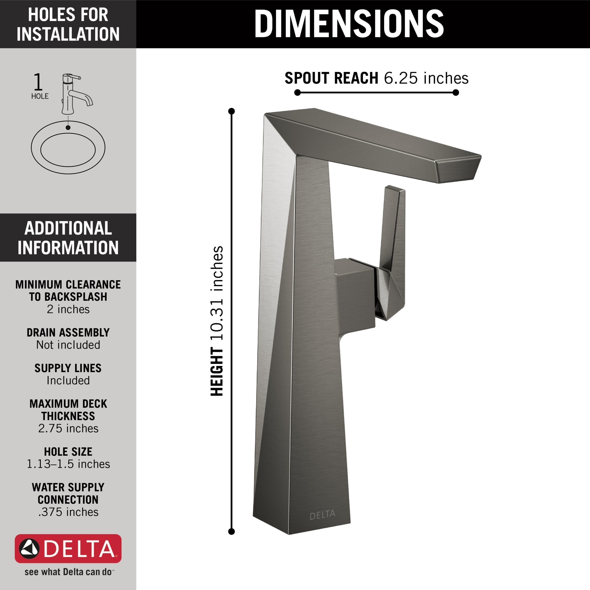 Delta 743-KS-PR-DST Lavatory-Faucets - View #3