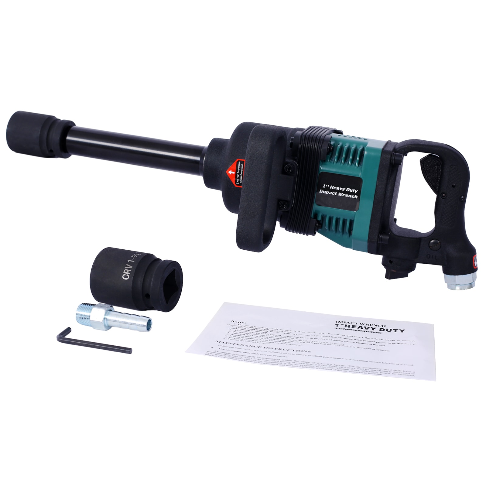 Siavonce 1-in 1900-ft lb Air Impact Wrench XH15135 Sansujyuku sansujyuku.com