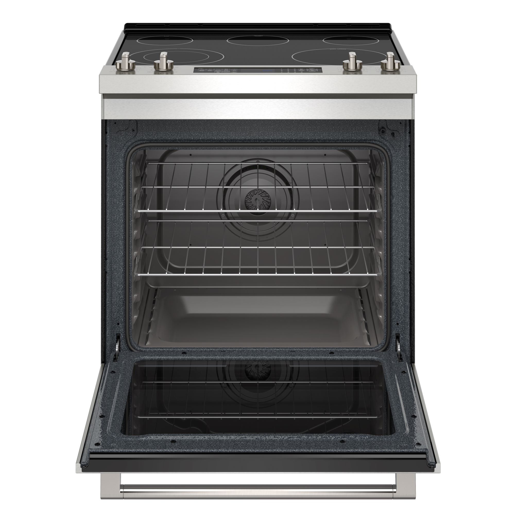 Maytag 30 in. 5.3 cu. ft. Air Fry Convection Oven Freestanding Electric  Range with 5 Smoothtop Burners - Fingerprint Resistant Stainless