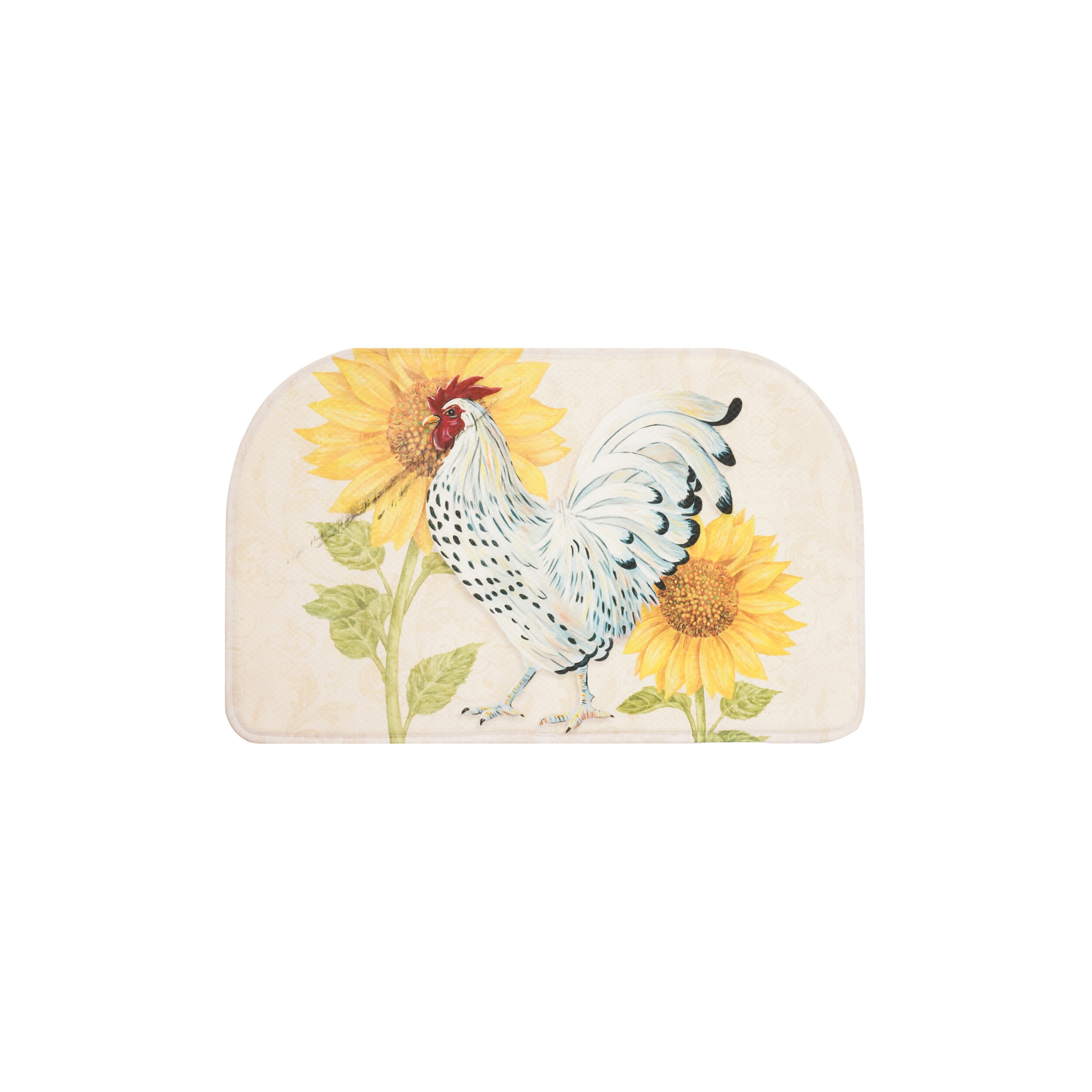 EVERGRACE EG2008KM3021 Multi Polyester Half-round Indoor Decorative Utility mat