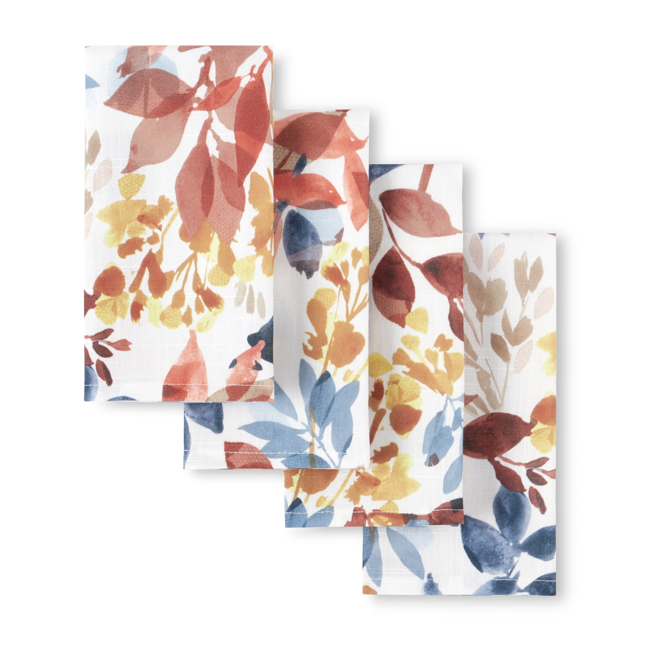allen + roth N-CLLEAF-999 4-Pack Multi Polyester Square Napkin(s)