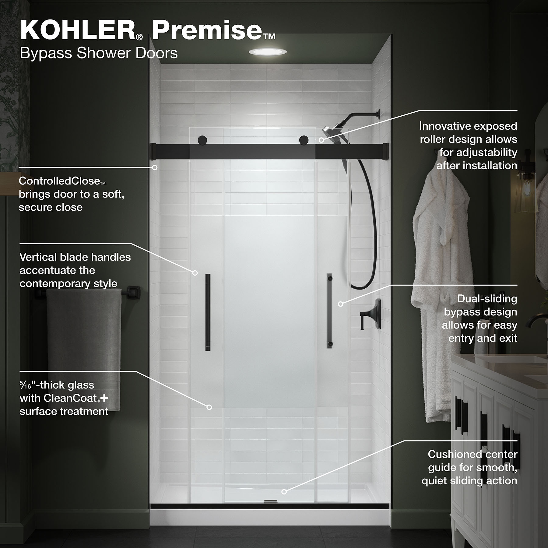 KOHLER 702475-8G81-BL Shower-Doors - View #6