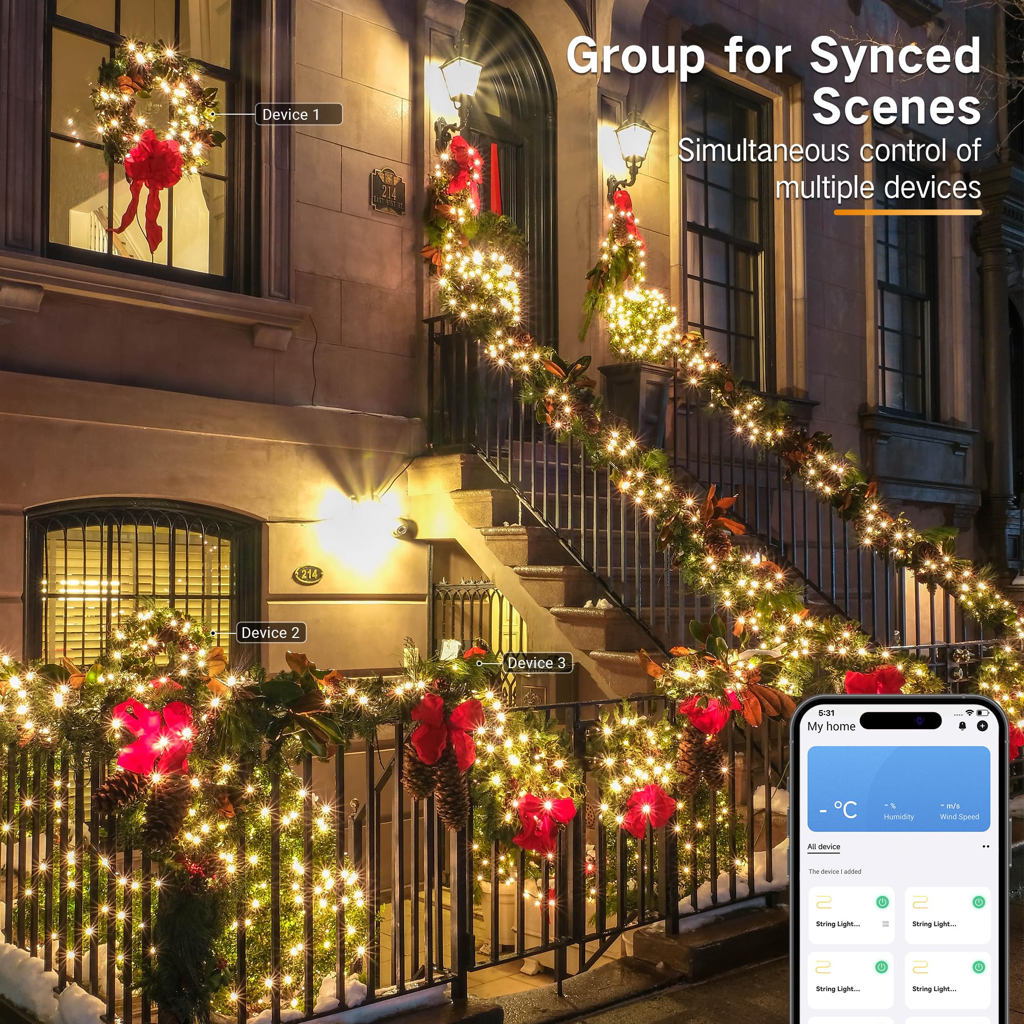 DYRCJ LDY0812G348 Christmas-String-Lights - View #5