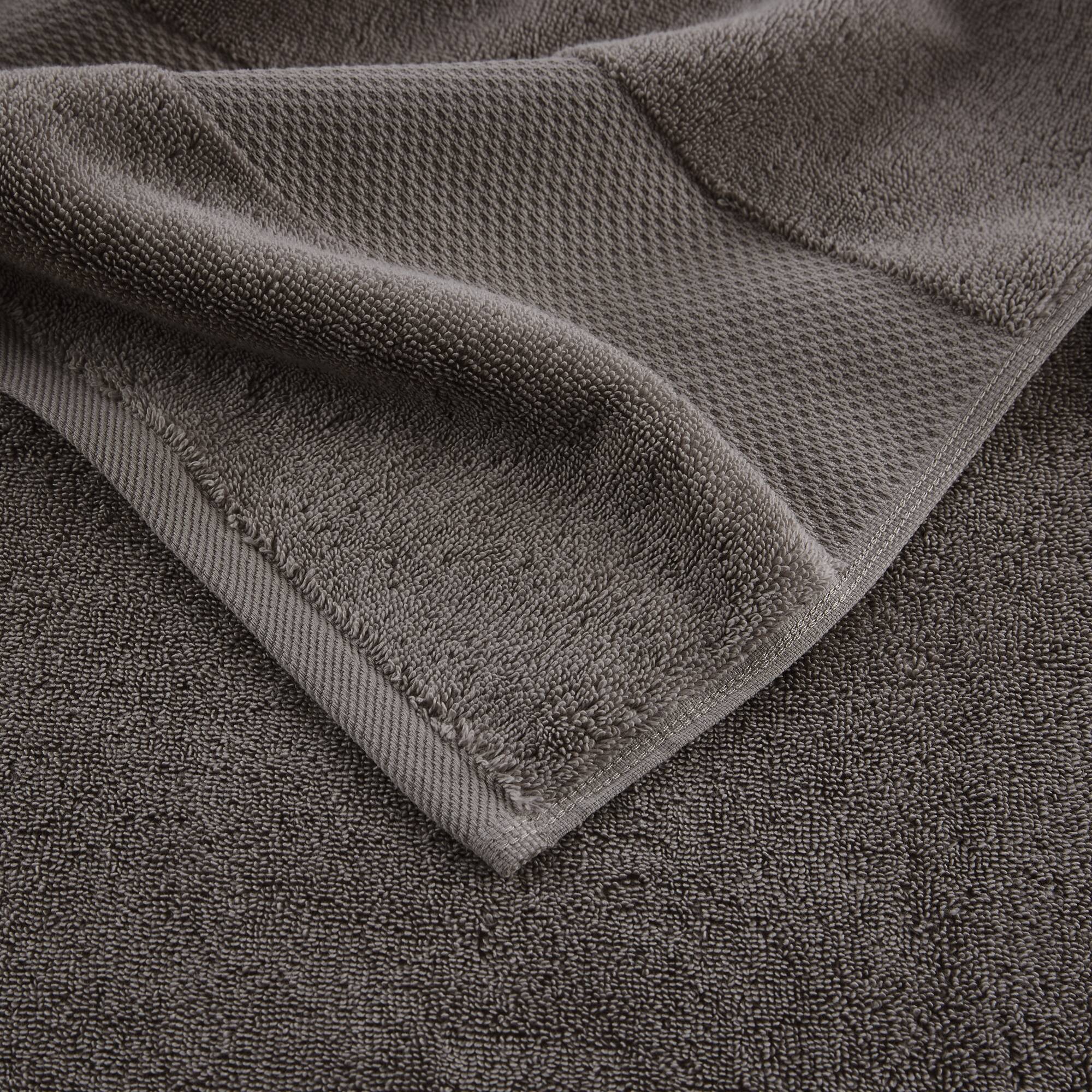 Oversized Charcoal Turkish Cotton Bath Sheet Set, 2 Piece