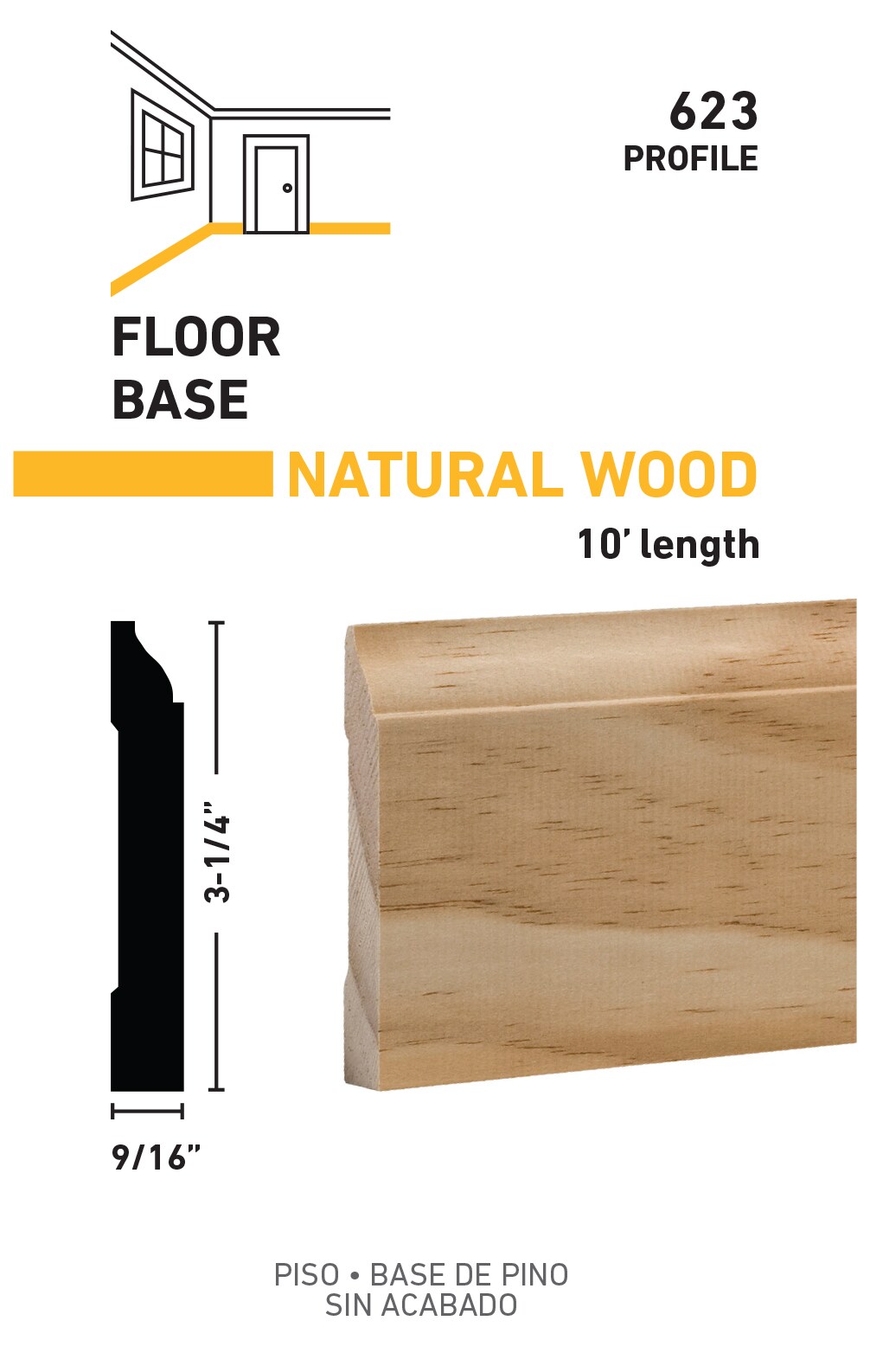RELIABILT L0062310 Baseboard-Moulding - View #3