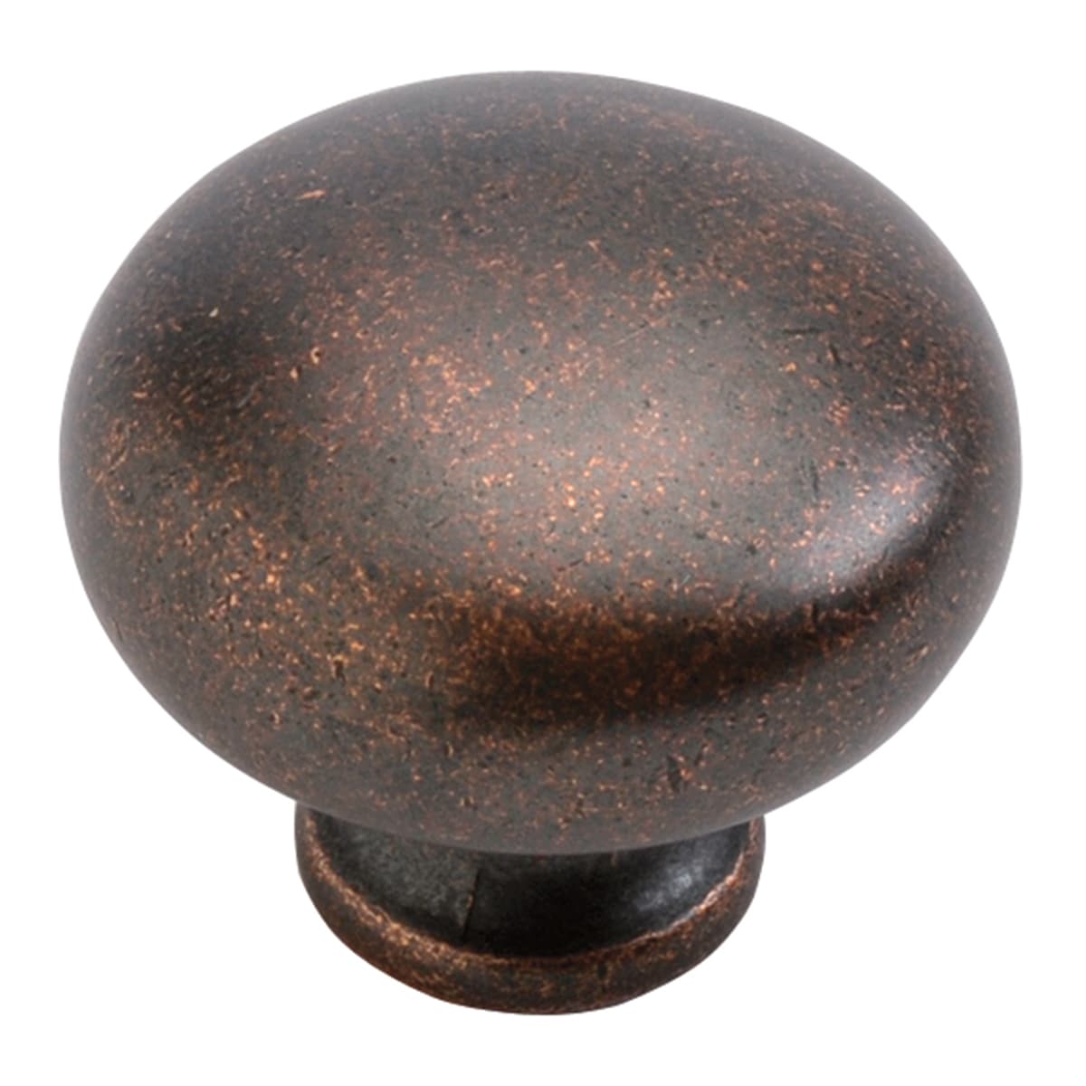 Hickory Hardware P771-DAC Cottage 1-1/4-in Dark Antique Copper Mushroom Farmhouse Cabinet Knob