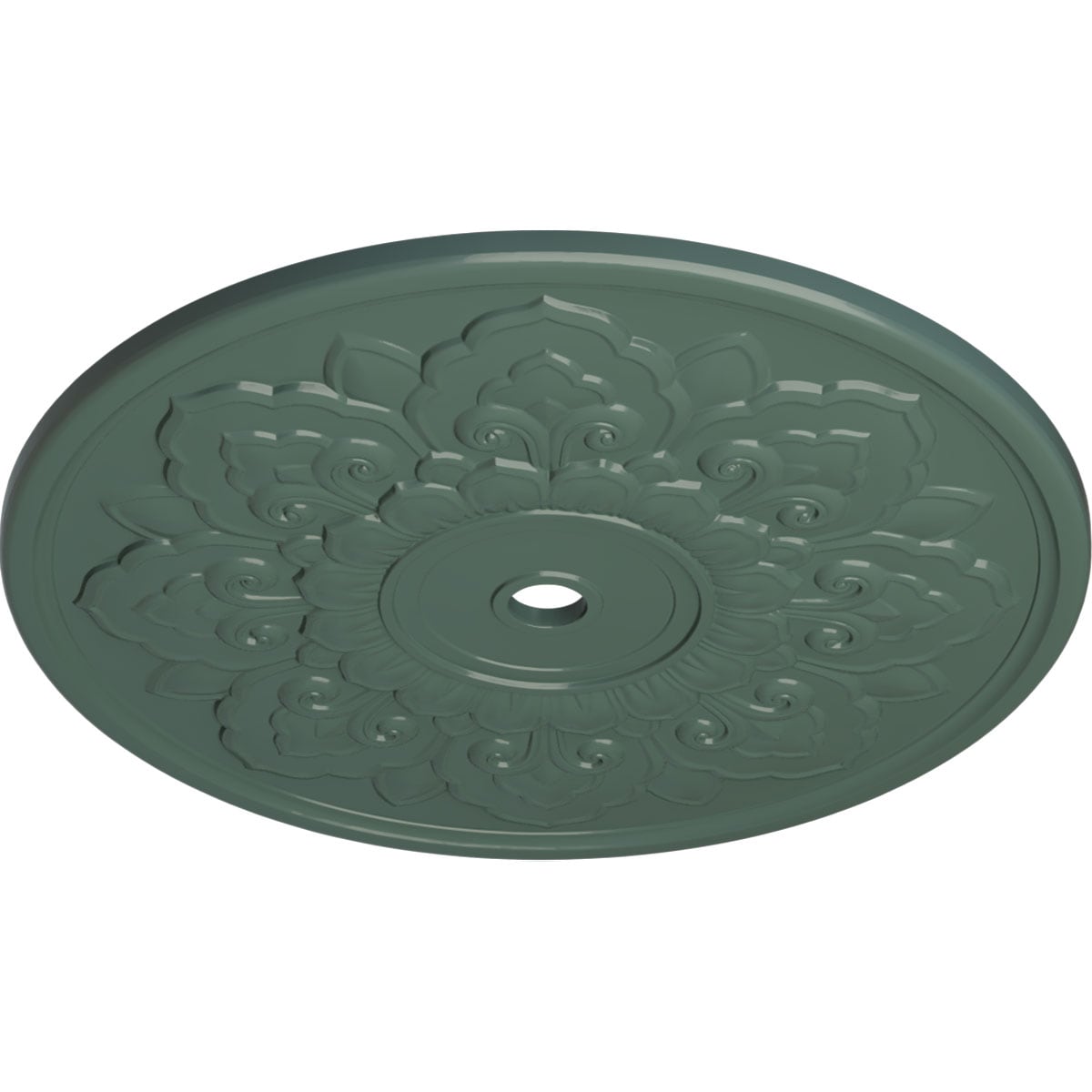 Ekena Millwork CM50LOCBF Ceiling-Medallions - View #2
