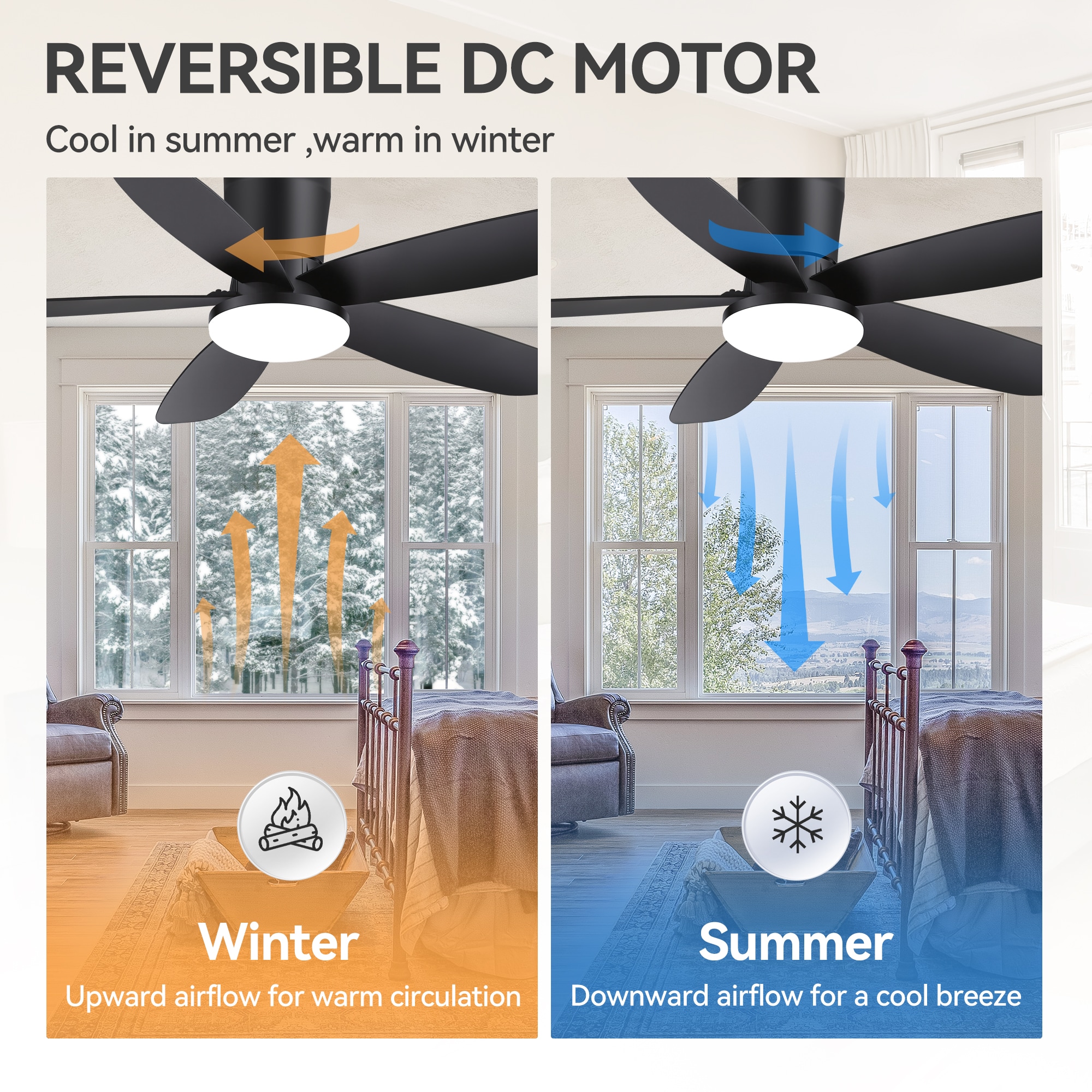 Breezary 35028-BK Ceiling-Fans - View #4