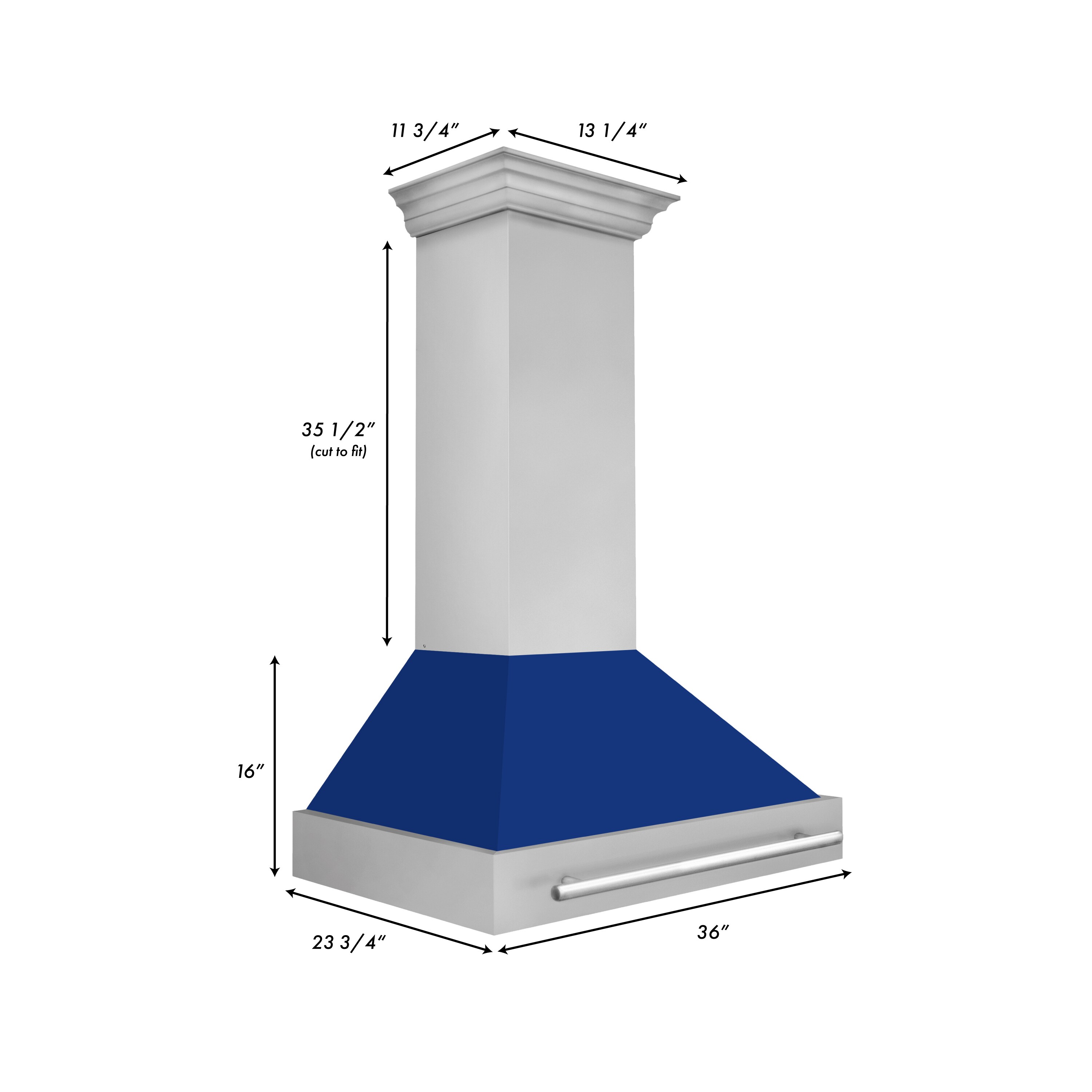 ZLINE KITCHEN & BATH 8654STX-BG-36 Wall-Mounted-Range-Hoods - View #4