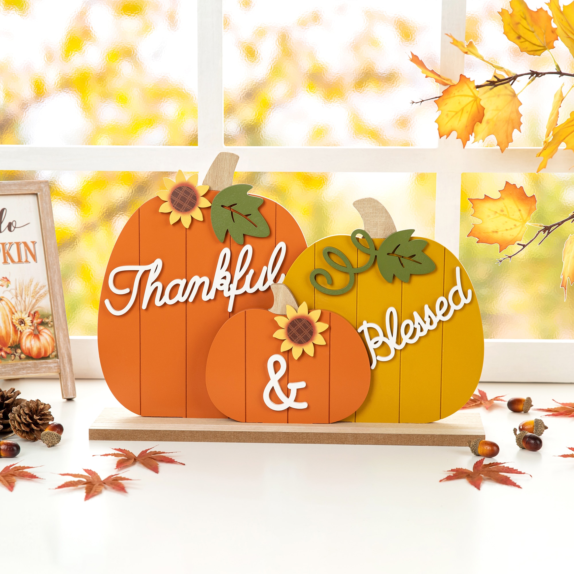 Glitzhome 2029700010 Indoor-Thanksgiving-Decor - View #2